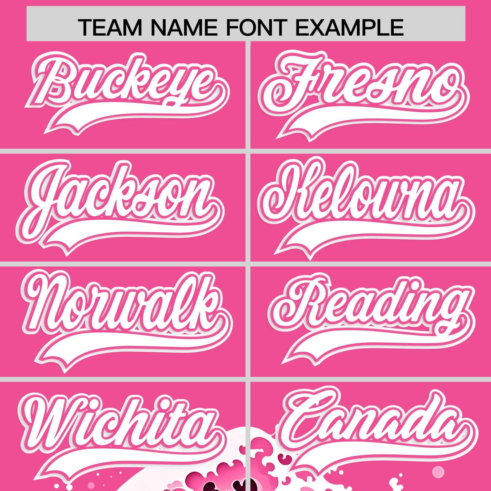 Custom Pink Wave Graffiti Pattern Authentic Baseball Jersey