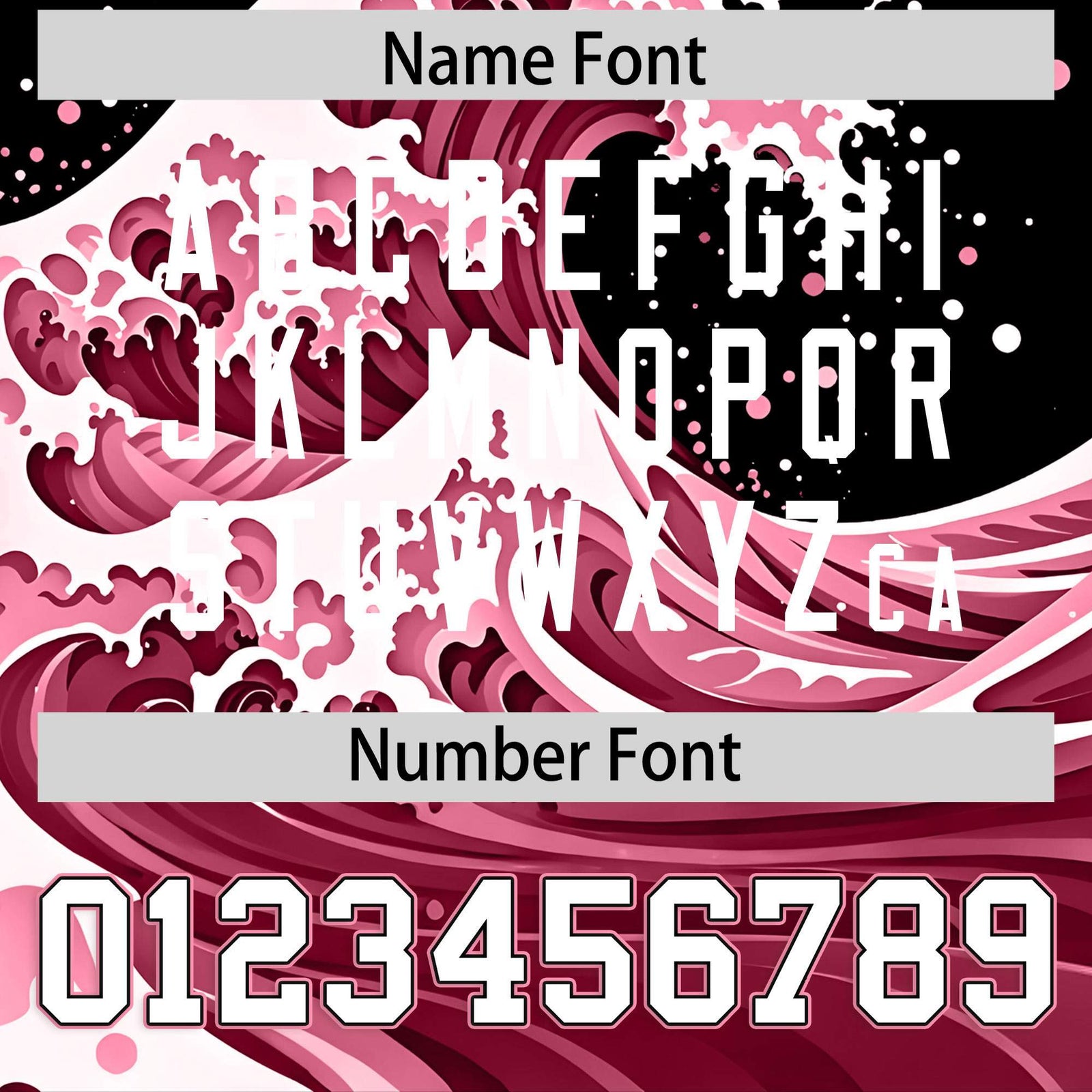 Custom Black Wave Graffiti Pattern Authentic Baseball Jersey