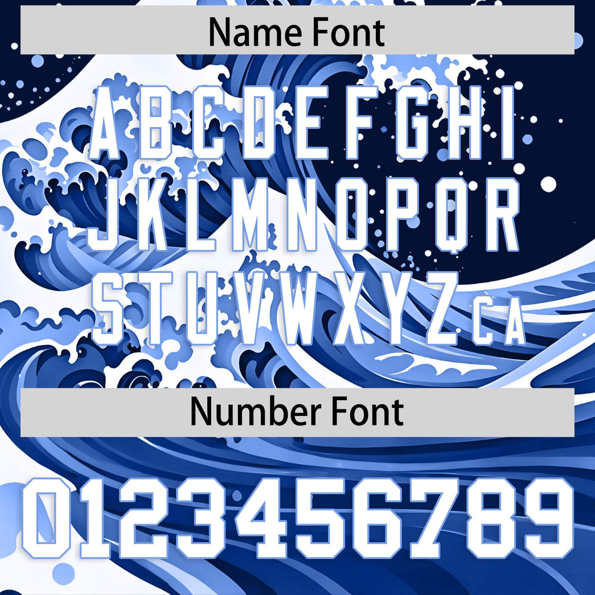 Custom Navy Wave Graffiti Pattern Authentic Baseball Jersey