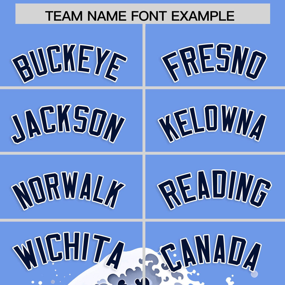 Custom Light Blue Wave Graffiti Pattern Authentic Baseball Jersey