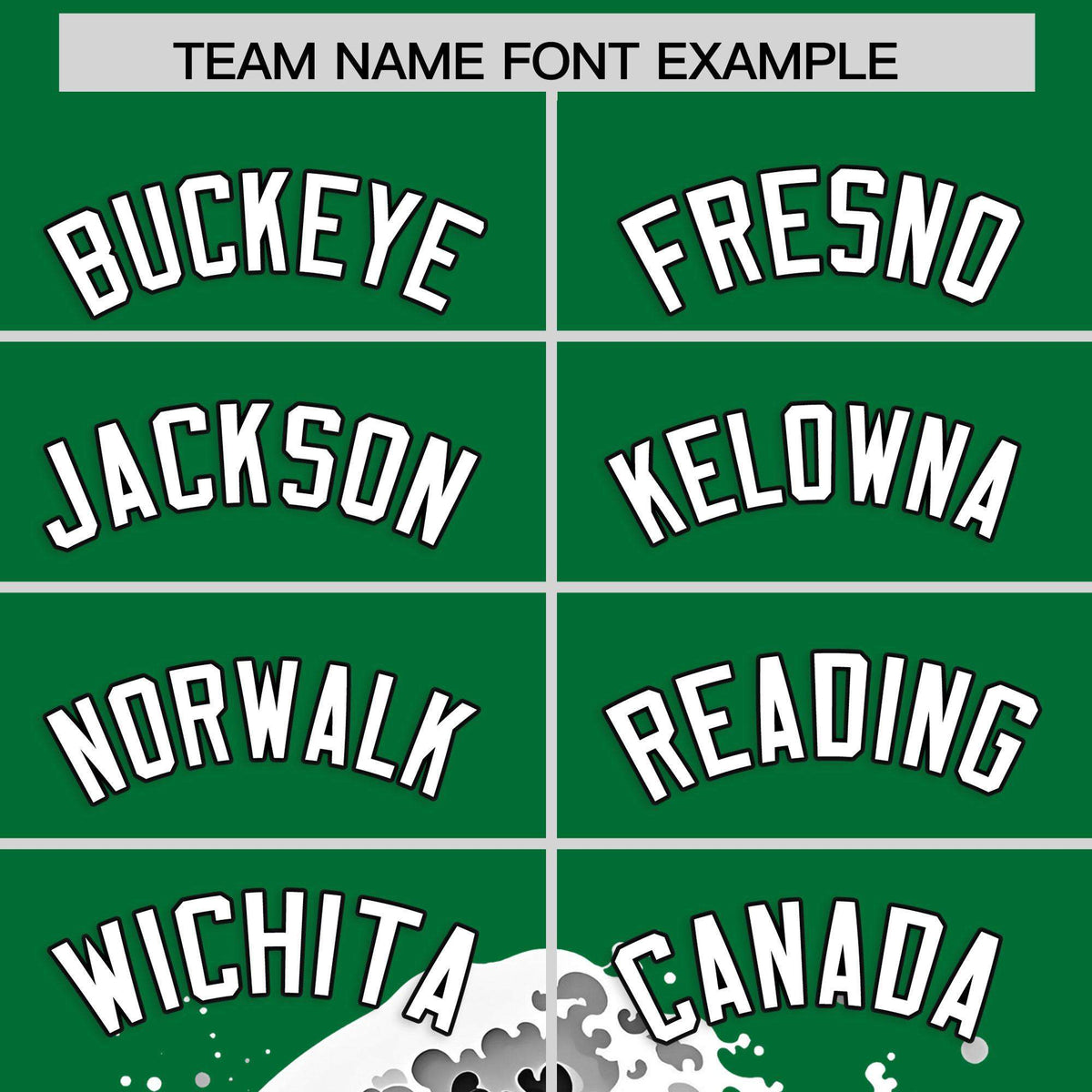 Custom Kelly Green Wave Graffiti Pattern Authentic Baseball Jersey