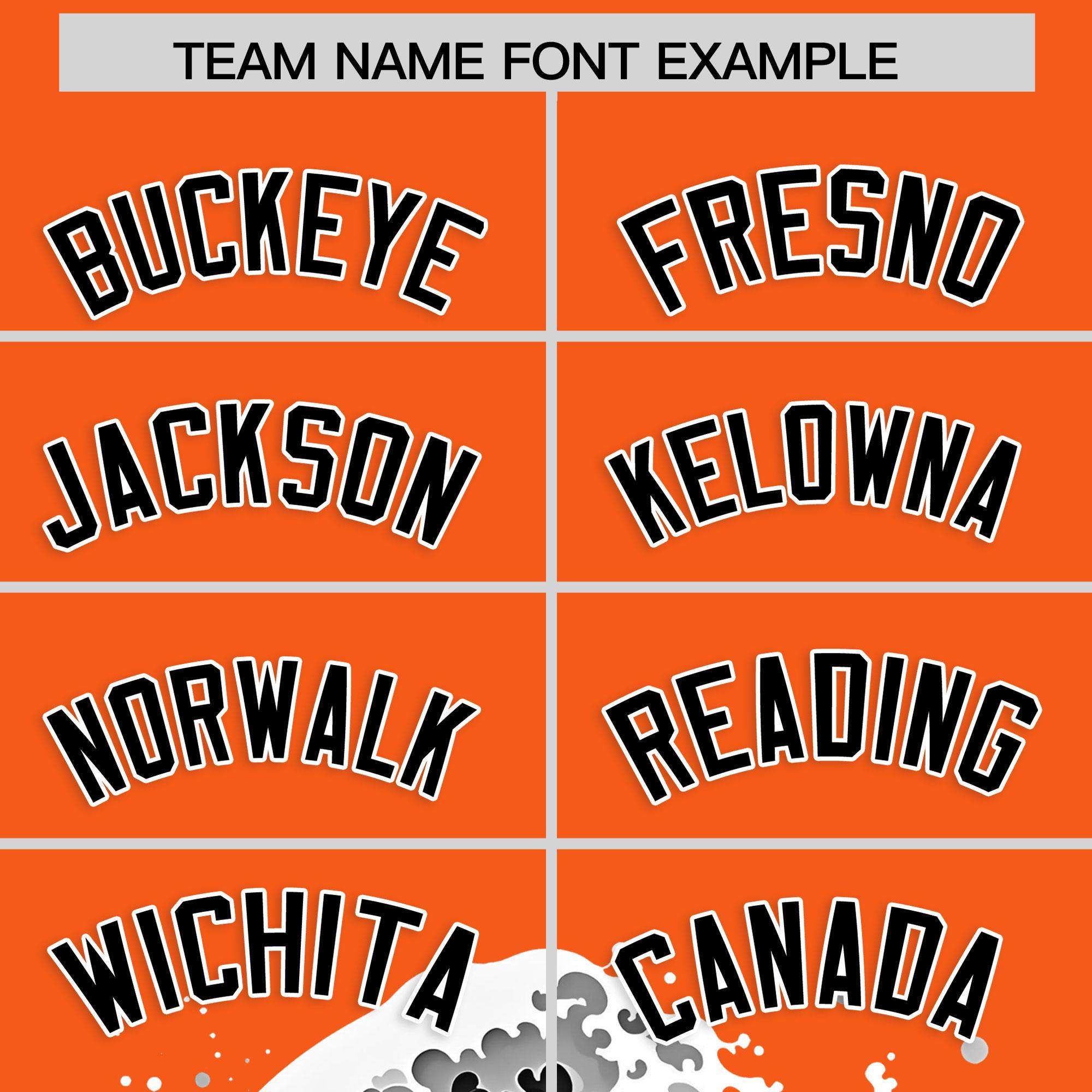 Custom Orange Wave Graffiti Pattern Authentic Baseball Jersey