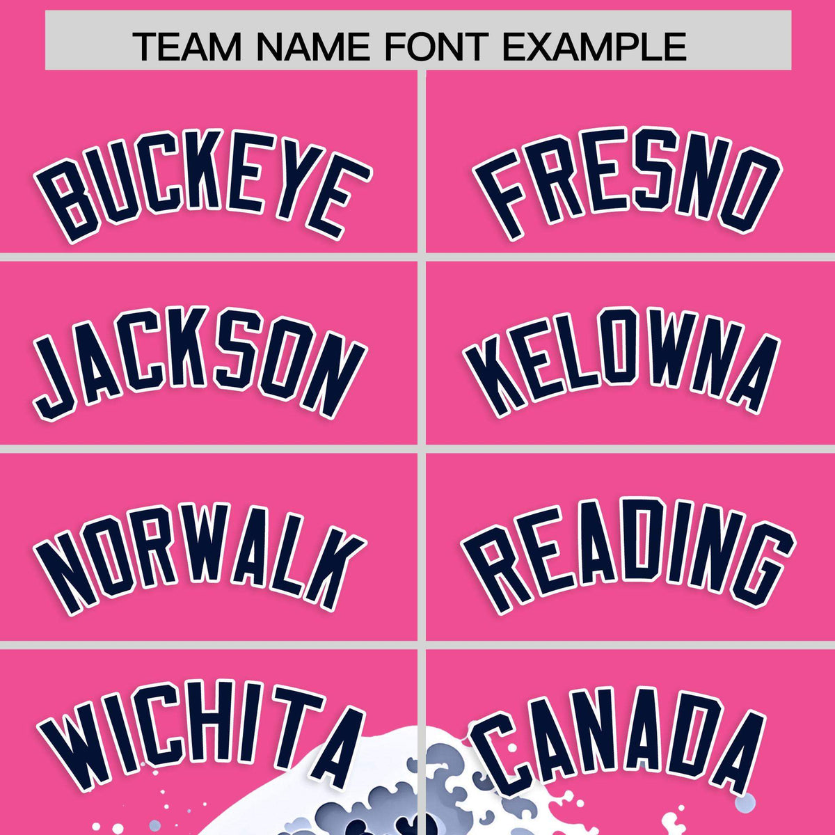 Custom Pink Wave Graffiti Pattern Authentic Baseball Jersey