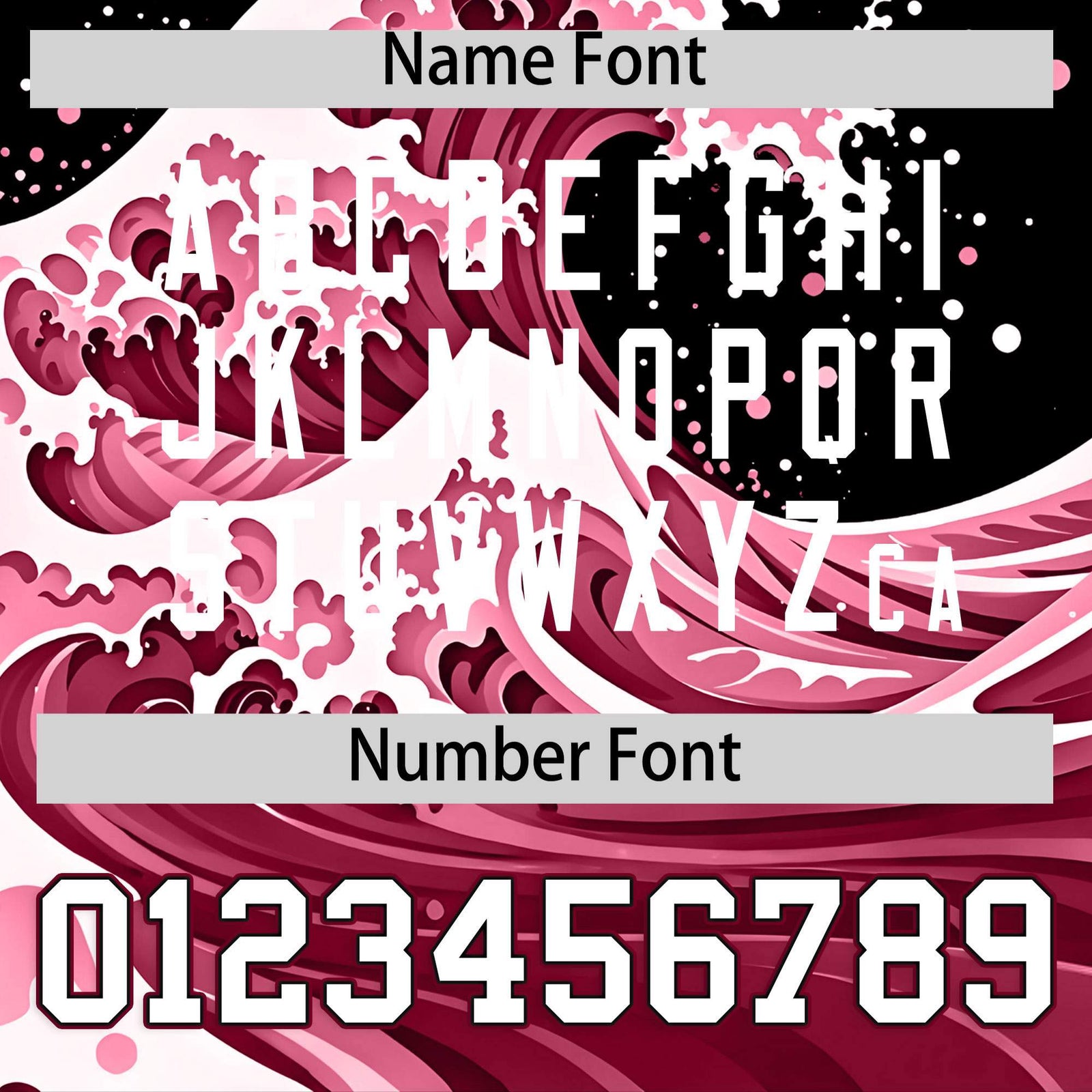 Custom Black Wave Graffiti Pattern Authentic Baseball Jersey