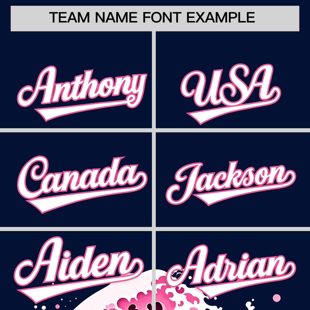 Custom Navy Wave Graffiti Pattern Authentic Baseball Jersey