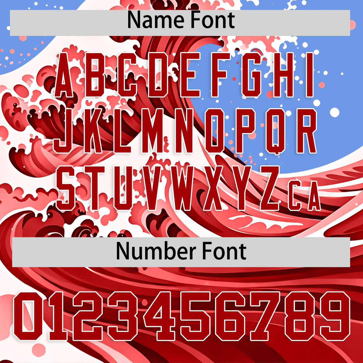 Custom Light Blue Wave Graffiti Pattern Authentic Baseball Jersey