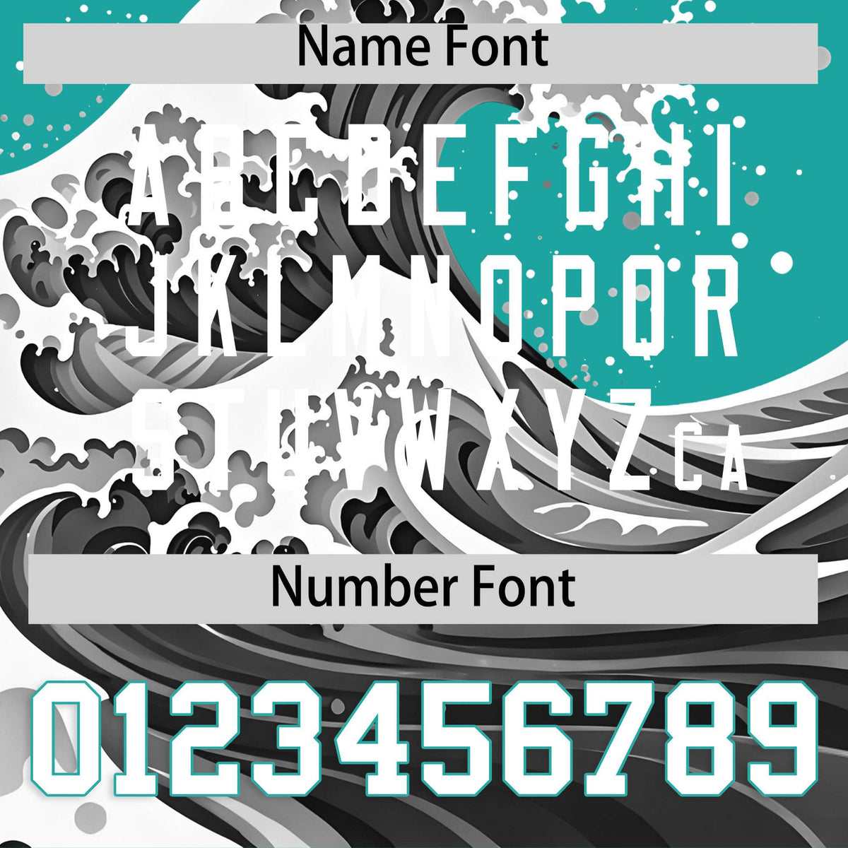 Custom Aqua Wave Graffiti Pattern Authentic Baseball Jersey