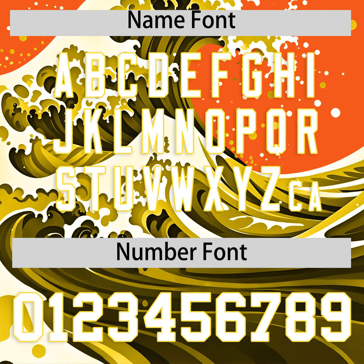 Custom Orange Wave Graffiti Pattern Authentic Baseball Jersey