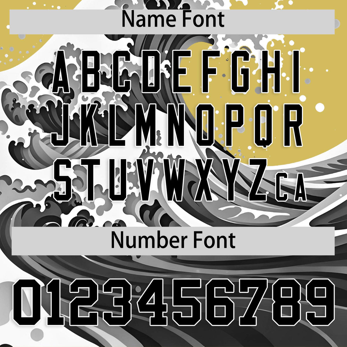 Custom Old Gold Wave Graffiti Pattern Authentic Baseball Jersey