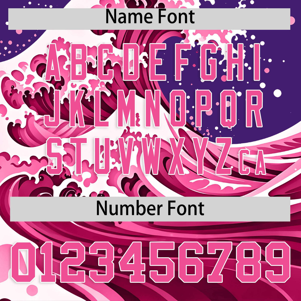 Custom Purple Wave Graffiti Pattern Authentic Baseball Jersey