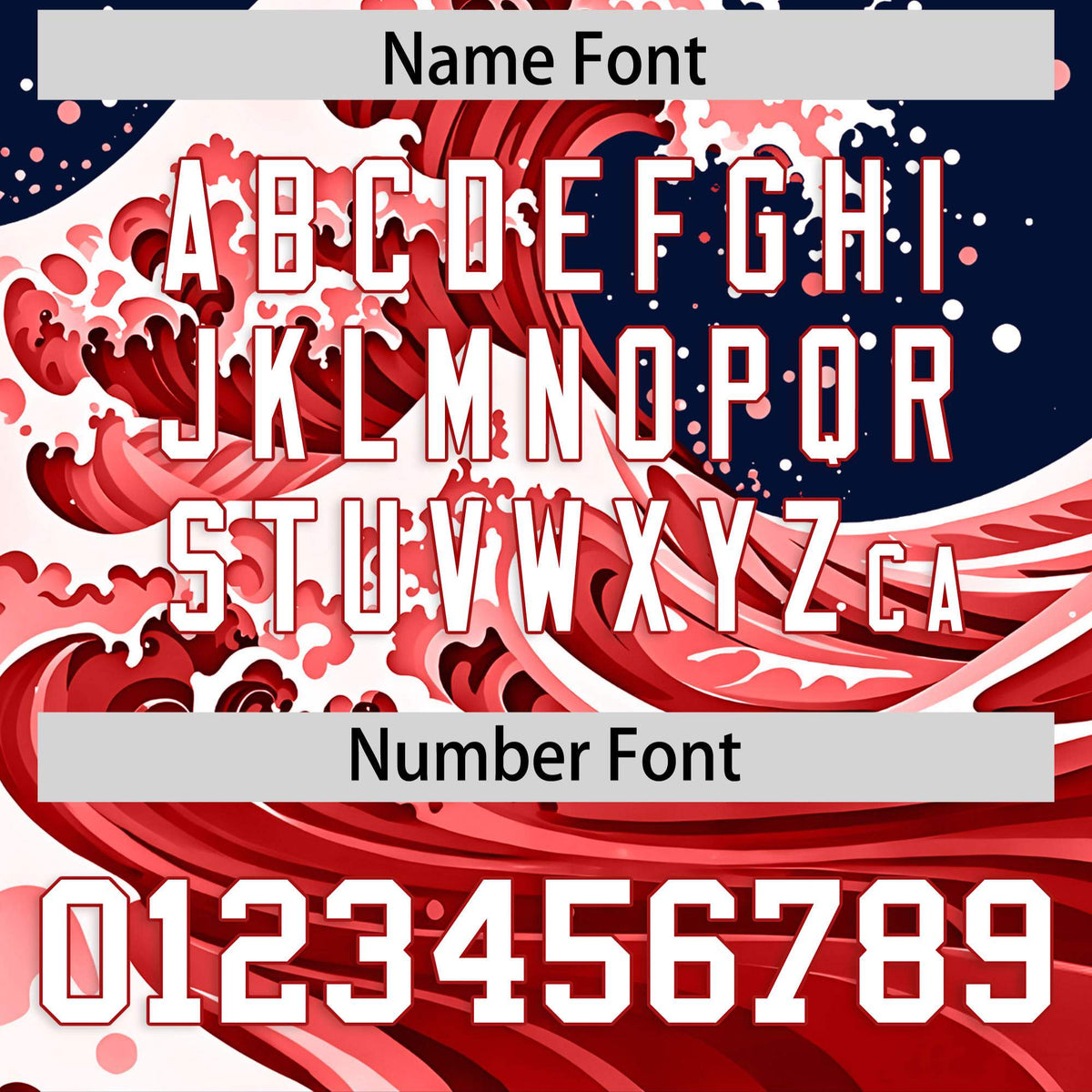 Custom Navy Wave Graffiti Pattern Authentic Baseball Jersey