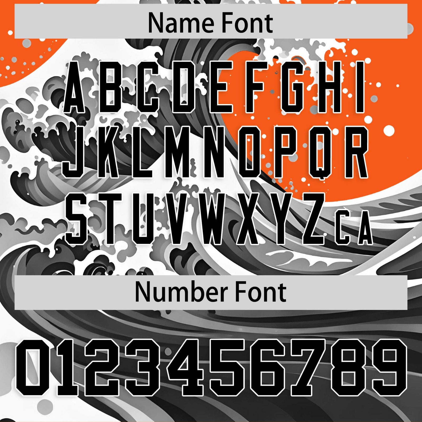 Custom Orange Wave Graffiti Pattern Authentic Baseball Jersey