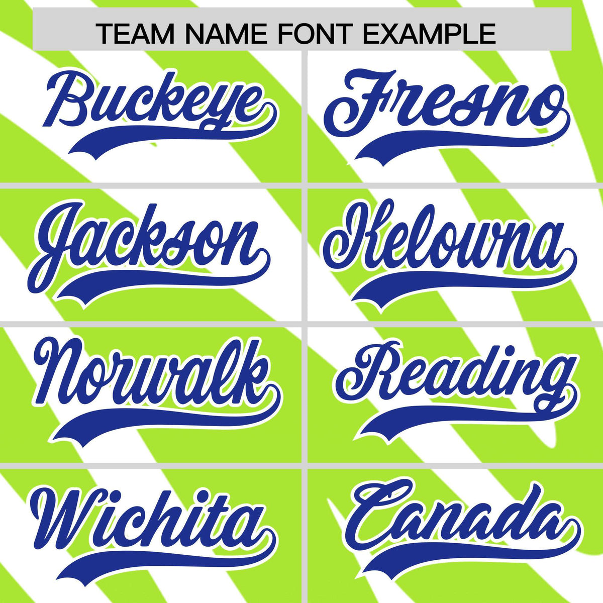 Custom Neon Green White Tiger Stripe Gradient Animal Print Personalized Team Shirt Baseball Jersey