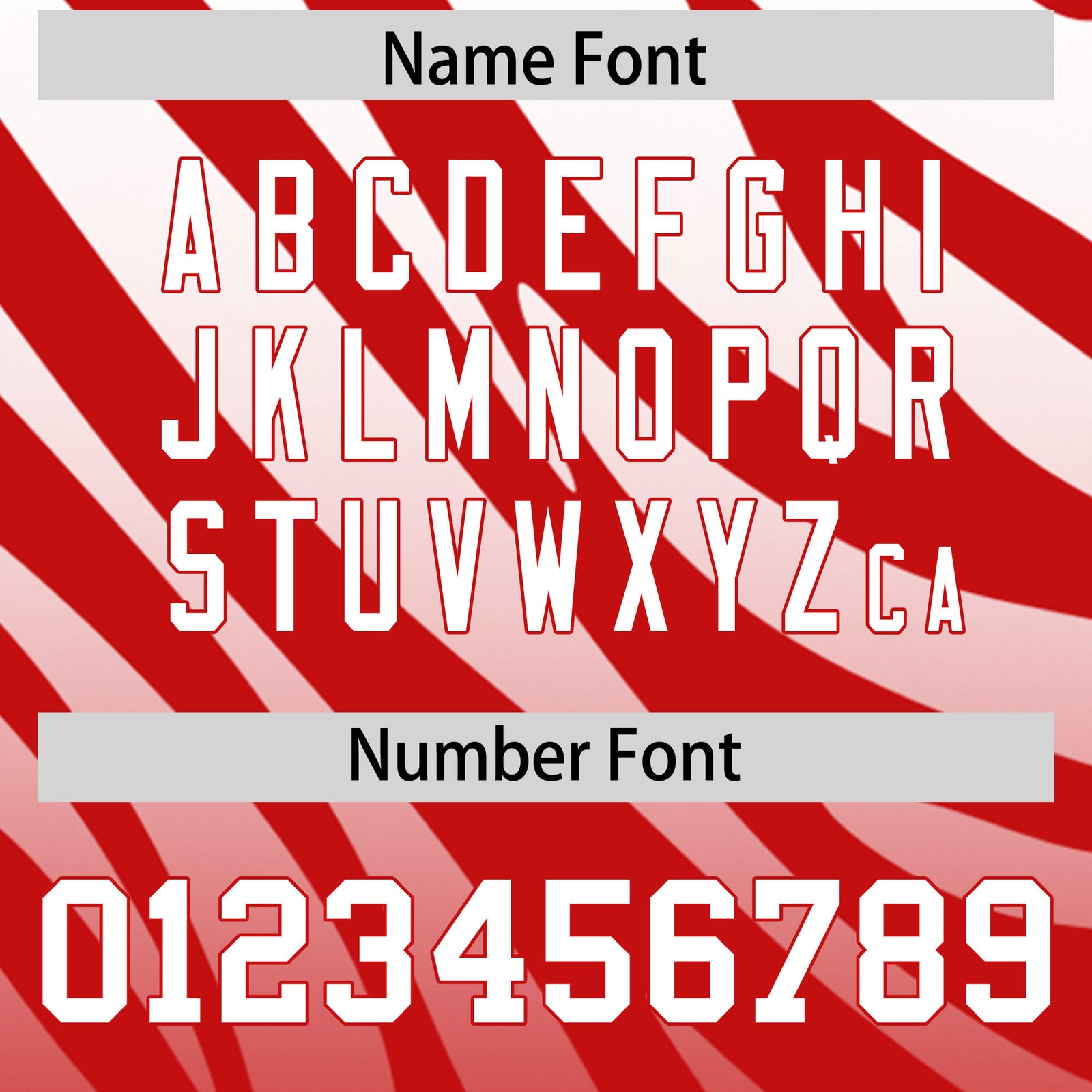 Custom Red White Tiger Stripe Gradient Animal Print Personalized Team Shirt Baseball Jersey