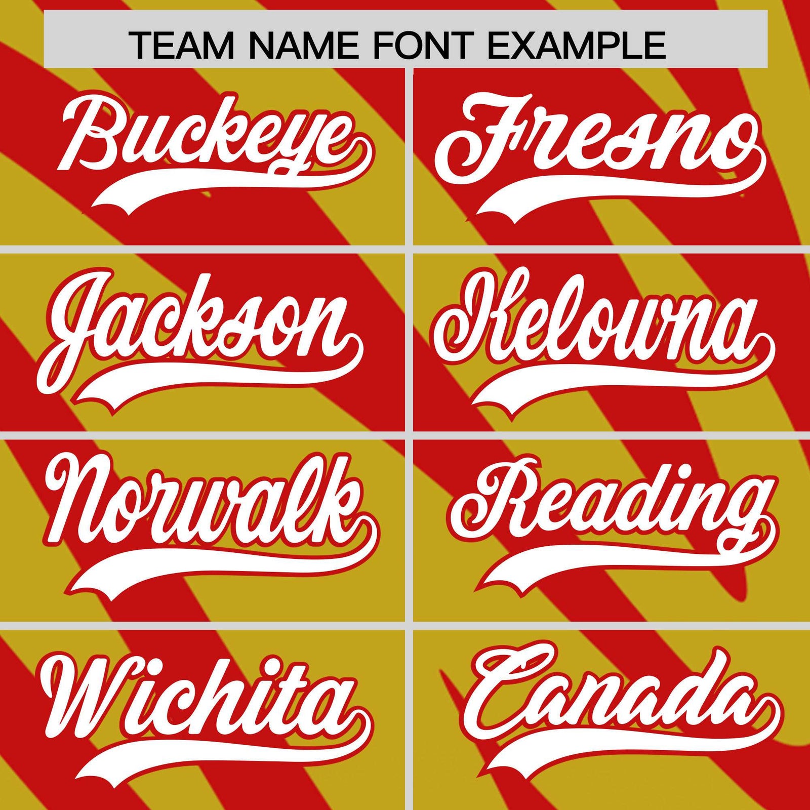 Custom Old Gold Red Tiger Stripe Gradient Animal Print Personalized Team Shirt Baseball Jersey