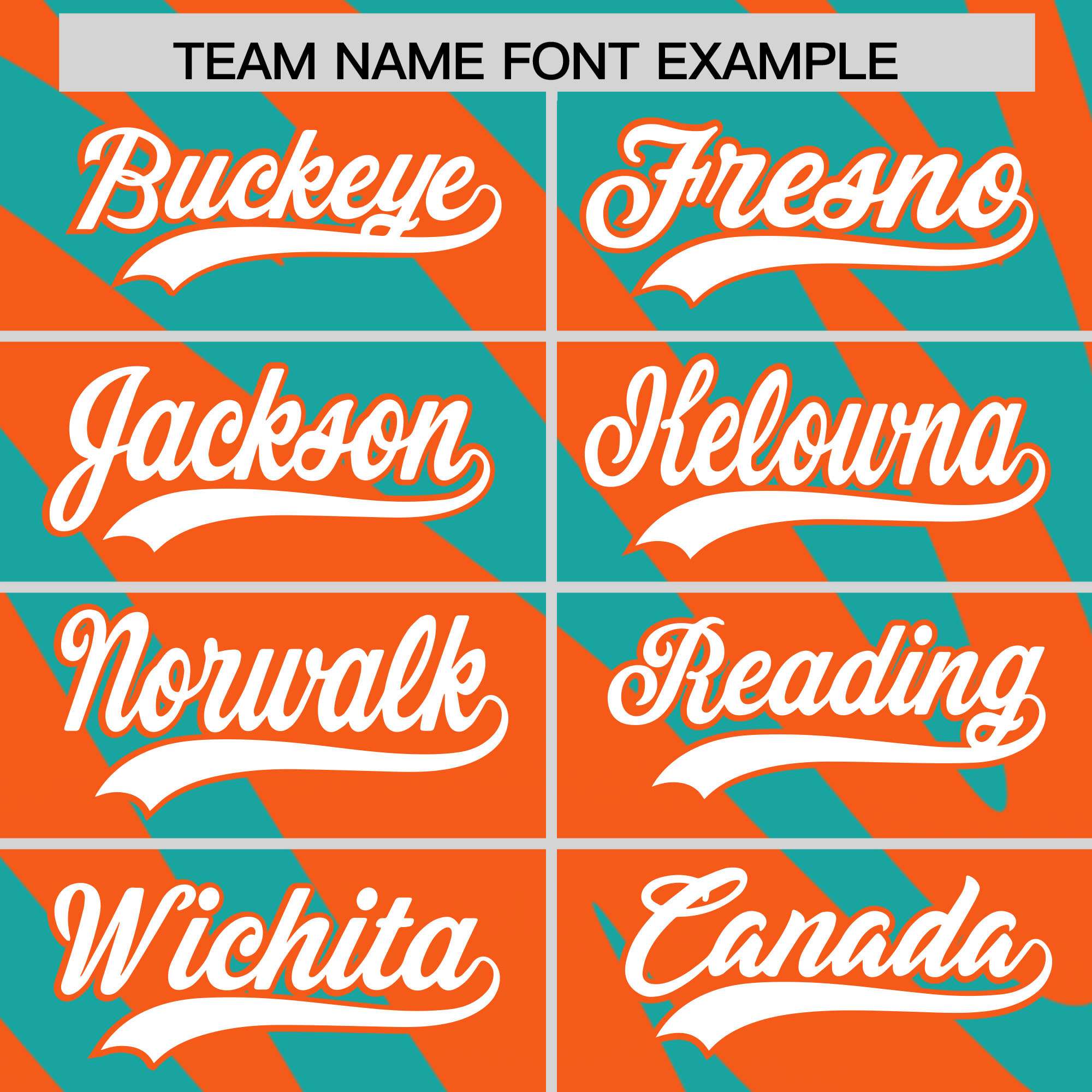 Custom Aqua Orange Tiger Stripe Gradient Animal Print Personalized Team Shirt Baseball Jersey