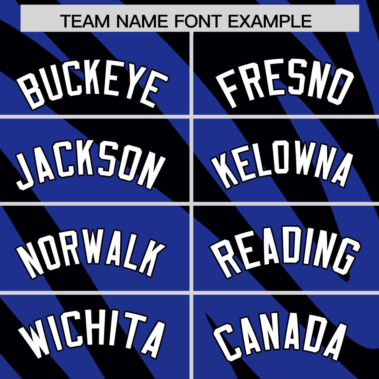 Custom Royal Black Tiger Stripe Gradient Animal Print Personalized Team Shirt Baseball Jersey