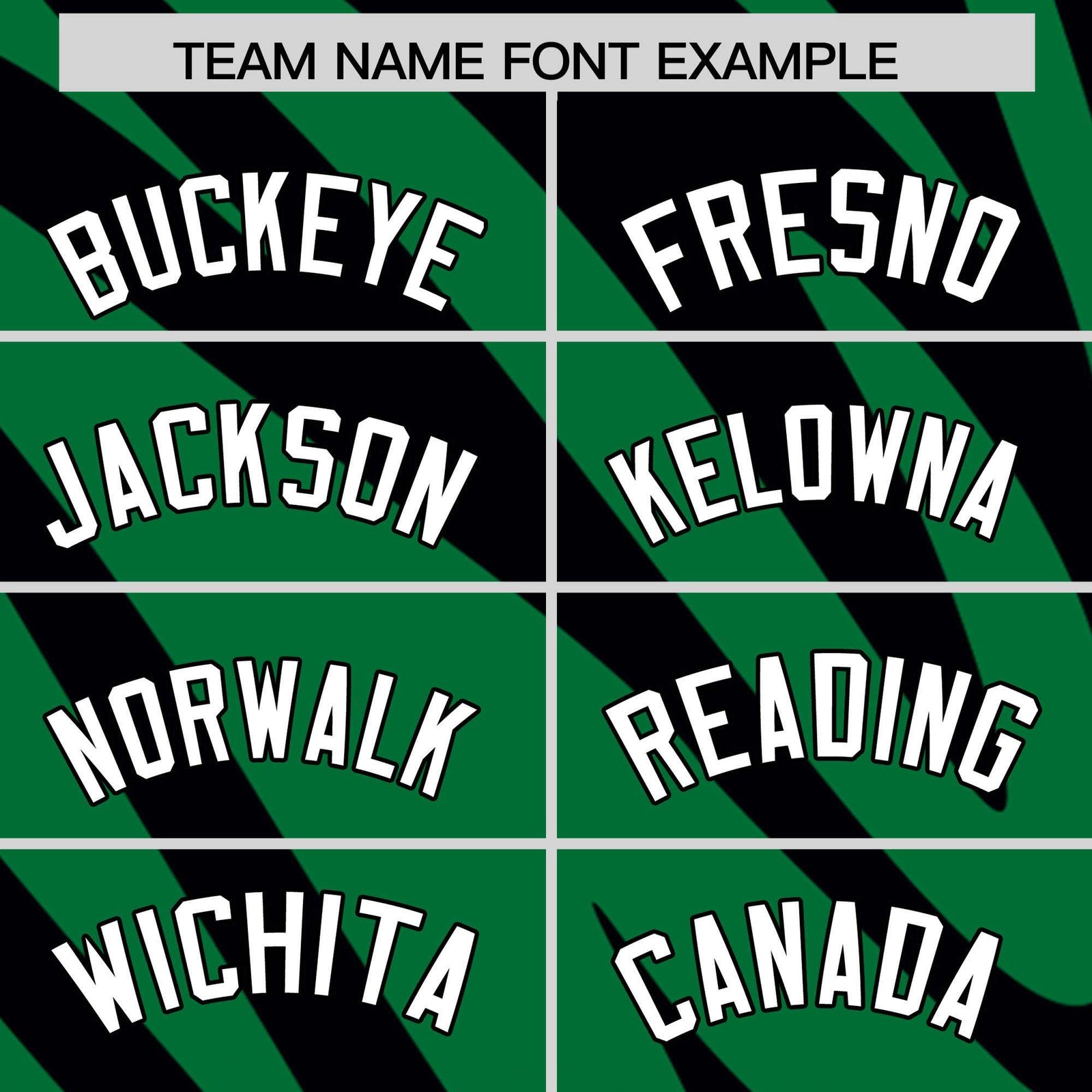 Custom Kelly Green Black Tiger Stripe Gradient Animal Print Personalized Team Shirt Baseball Jersey