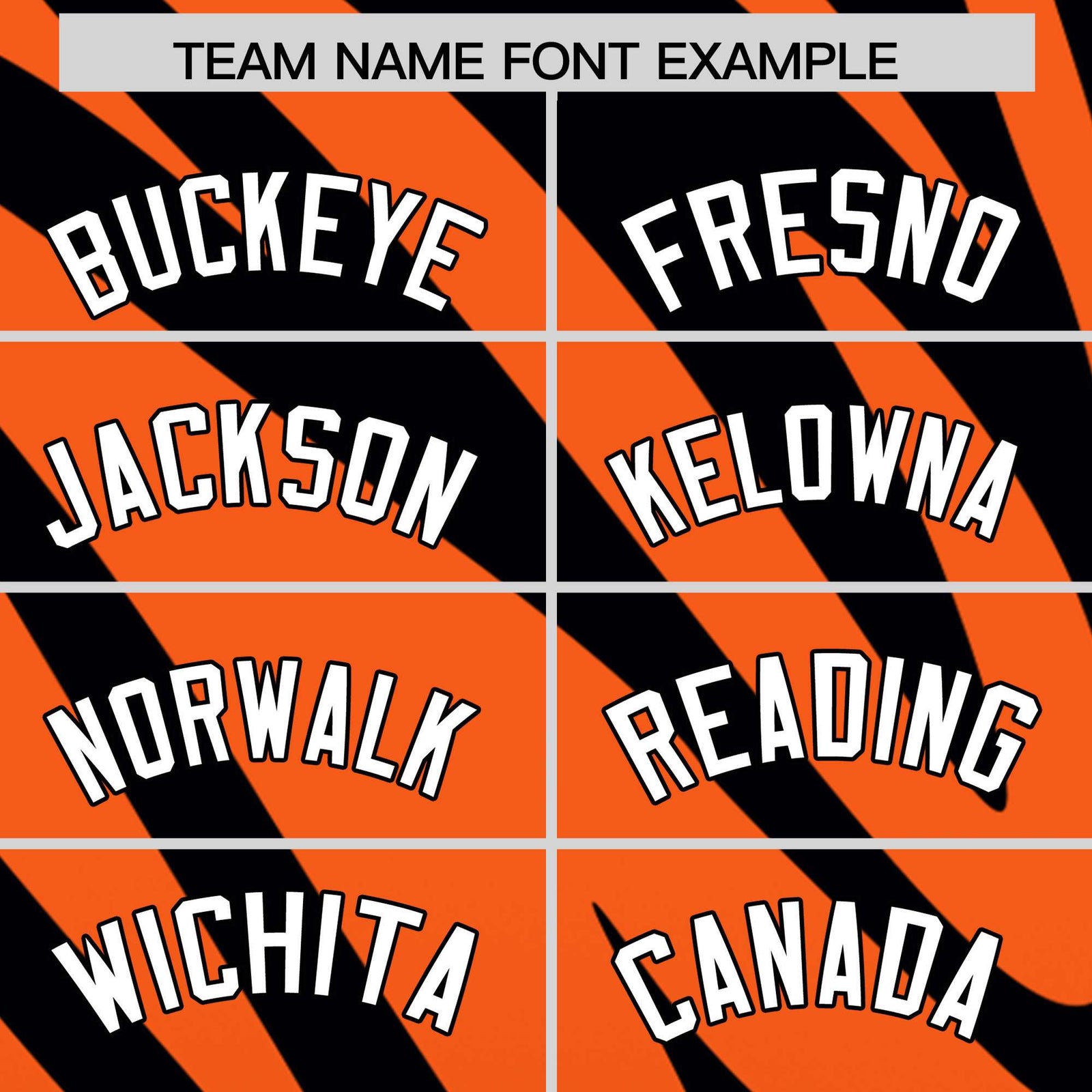 Custom Orange Black Tiger Stripe Gradient Animal Print Personalized Team Shirt Baseball Jersey