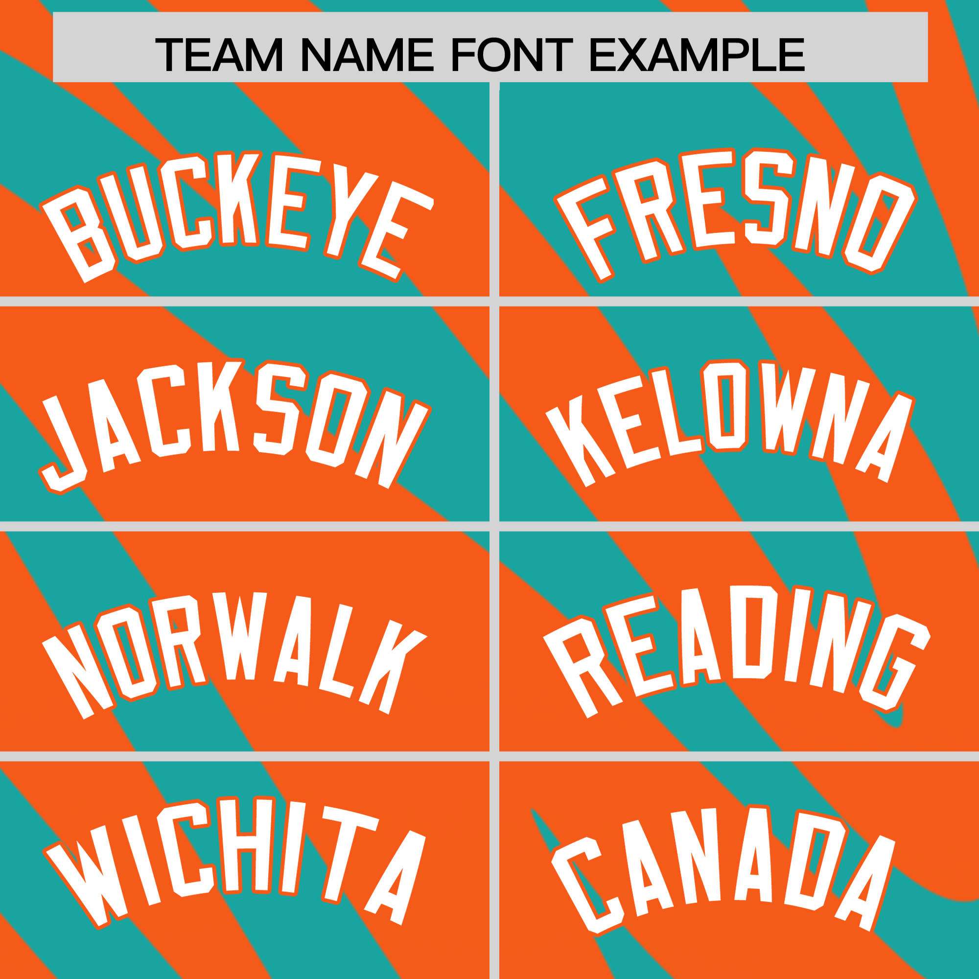 Custom Aqua Orange Tiger Stripe Gradient Animal Print Personalized Team Shirt Baseball Jersey