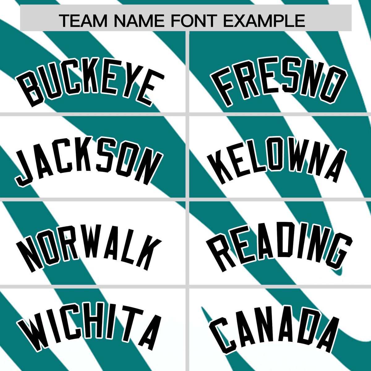 Custom Aqua White Tiger Stripe Gradient Animal Print Personalized Team Shirt Baseball Jersey