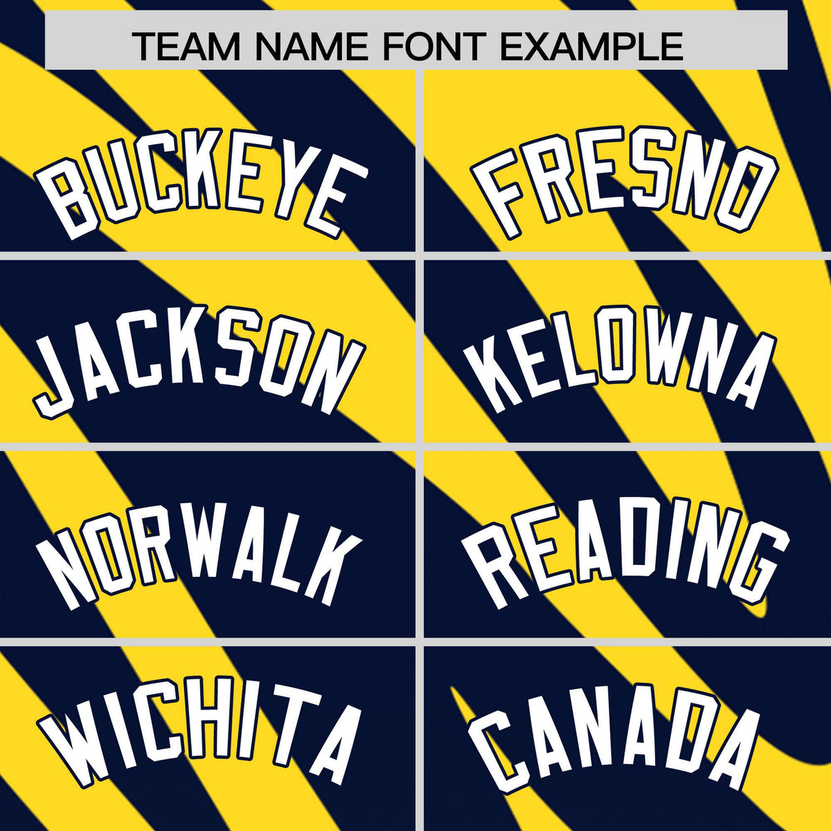 Custom Gold Navy Tiger Stripe Gradient Animal Print Personalized Team Shirt Baseball Jersey