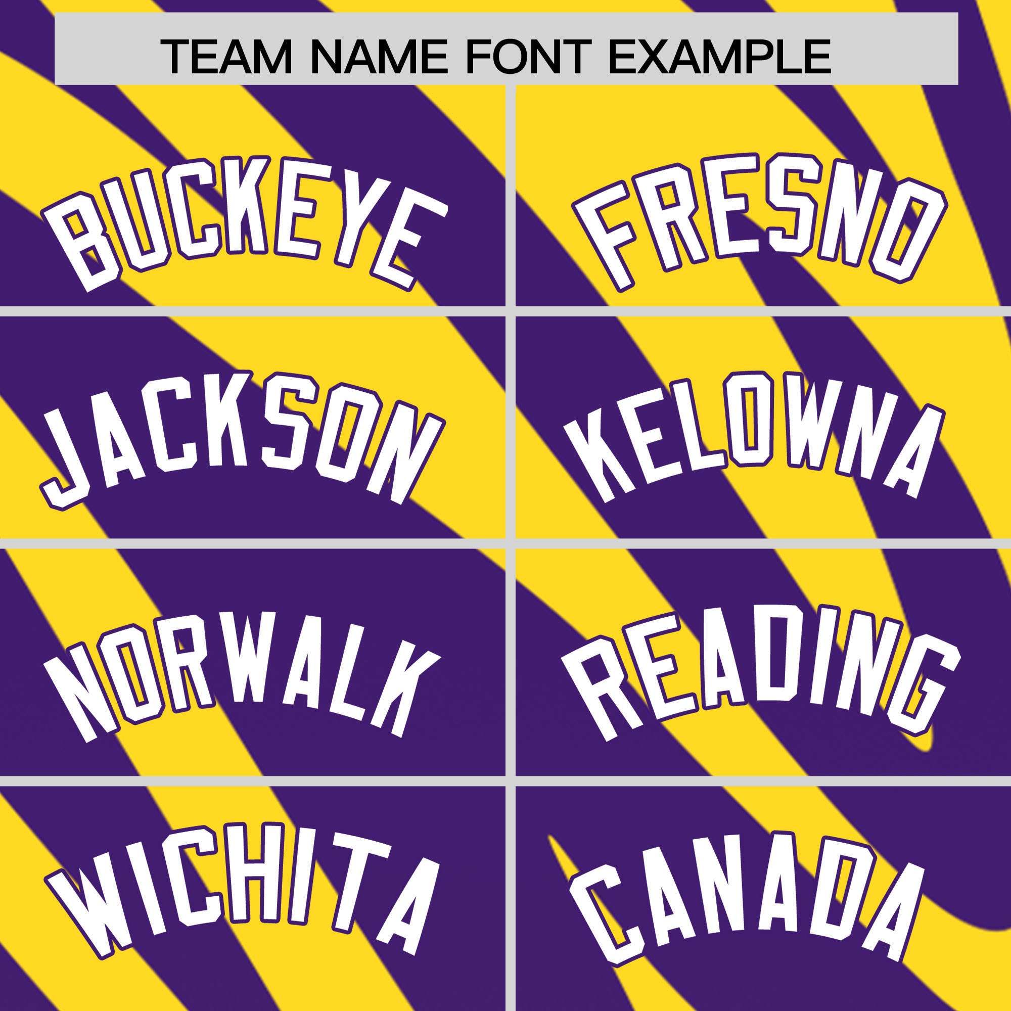 Custom Purple Gold Tiger Stripe Gradient Animal Print Personalized Team Shirt Baseball Jersey