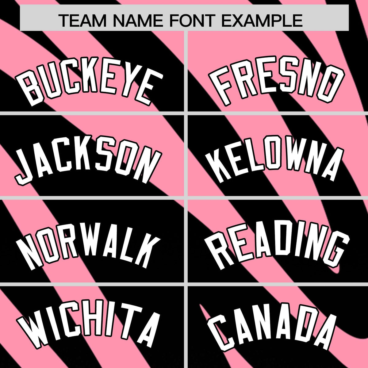 Custom Light Pink Black Tiger Stripe Gradient Animal Print Personalized Team Shirt Baseball Jersey