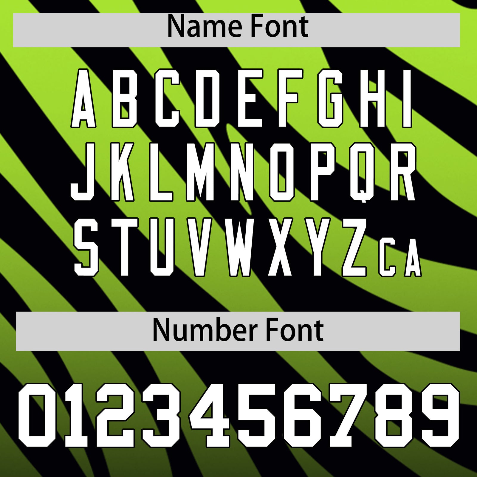 Custom Neon Green Black Tiger Stripe Gradient Animal Print Personalized Team Shirt Baseball Jersey