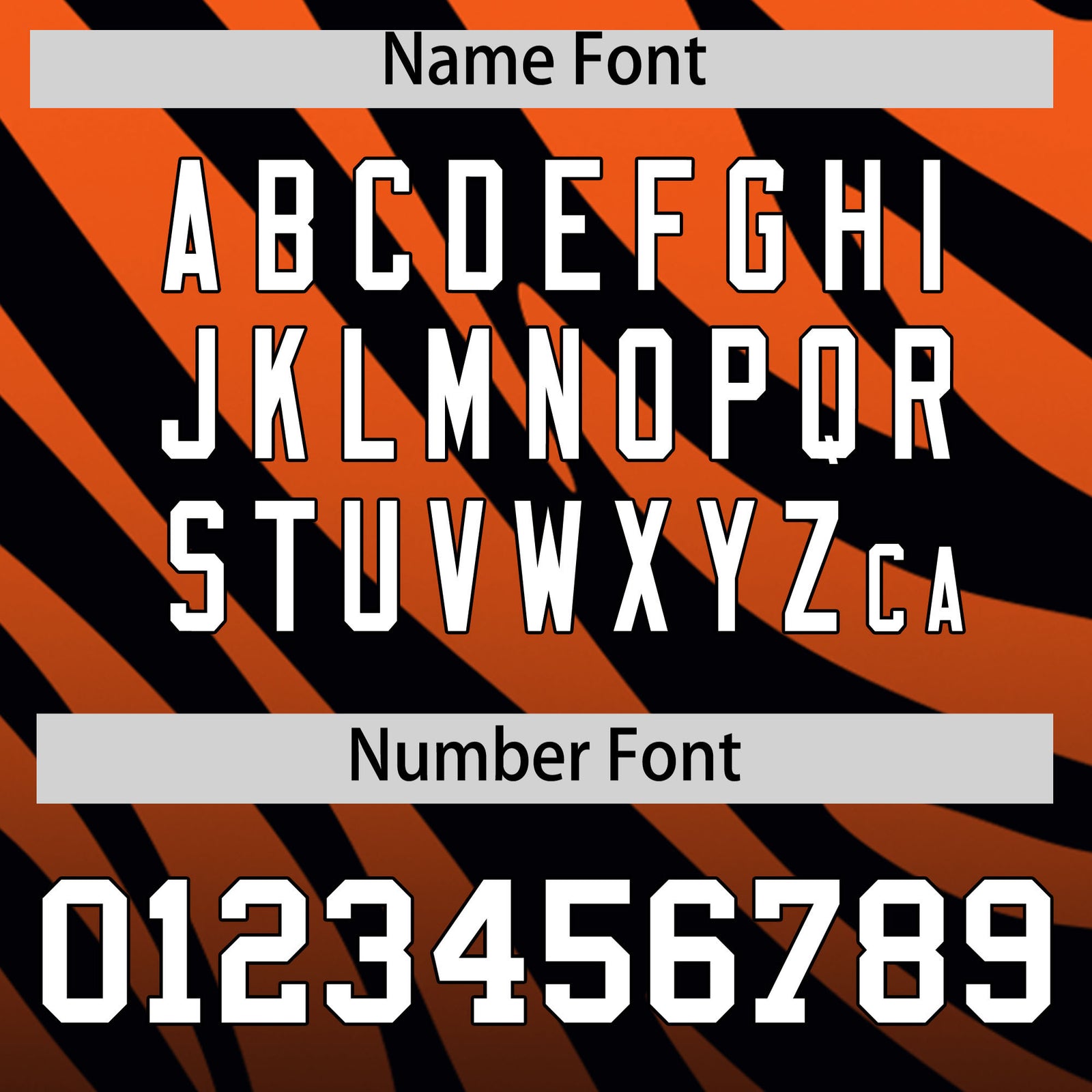 Custom Orange Black Tiger Stripe Gradient Animal Print Personalized Team Shirt Baseball Jersey