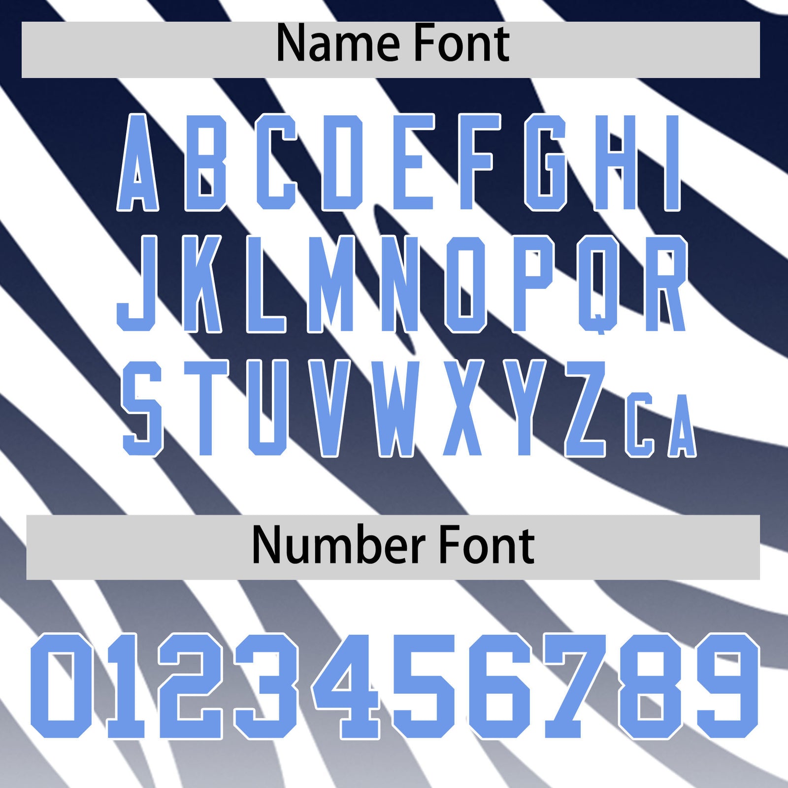 Custom Navy White Tiger Stripe Gradient Animal Print Personalized Team Shirt Baseball Jersey