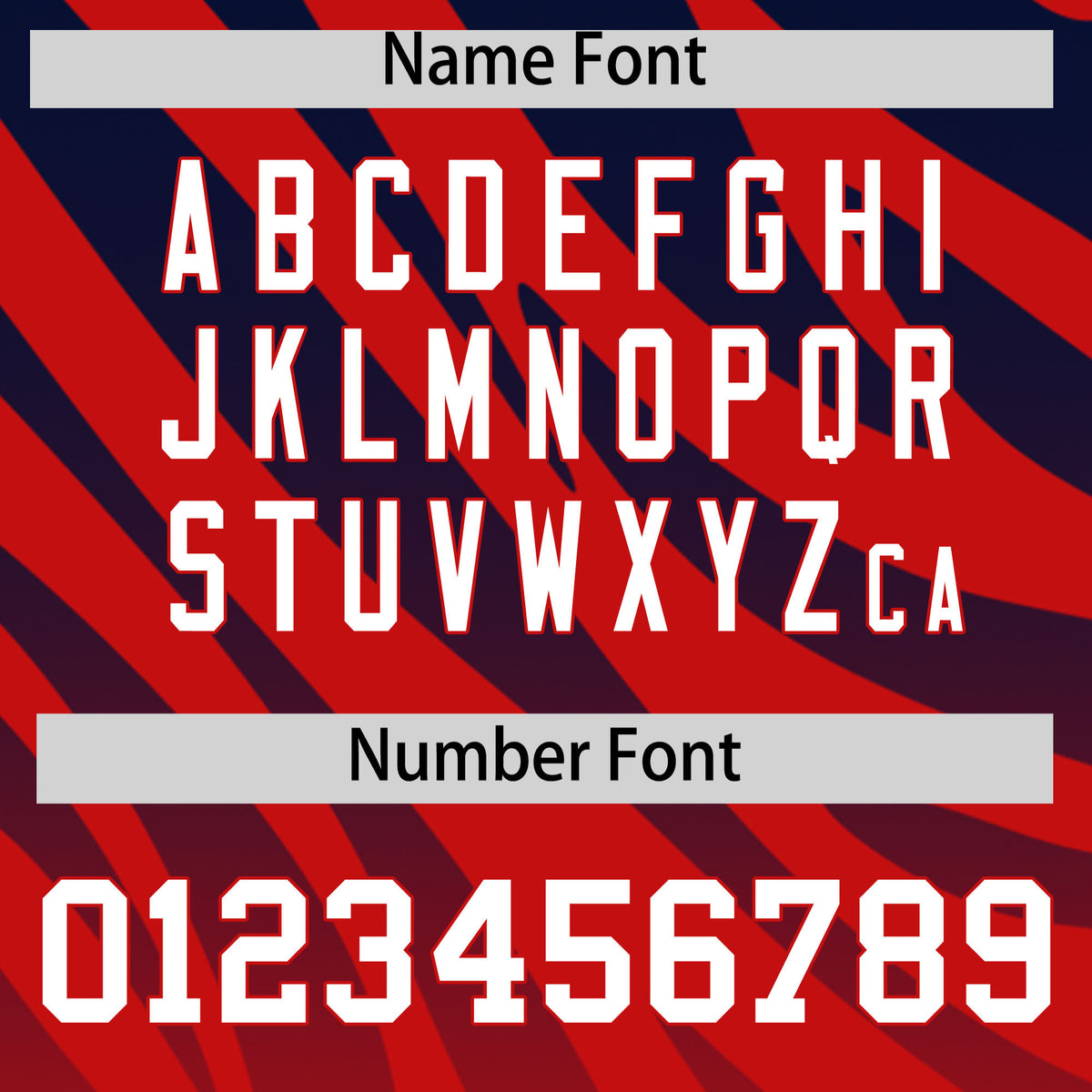 Custom Navy Red Tiger Stripe Gradient Animal Print Personalized Team Shirt Baseball Jersey