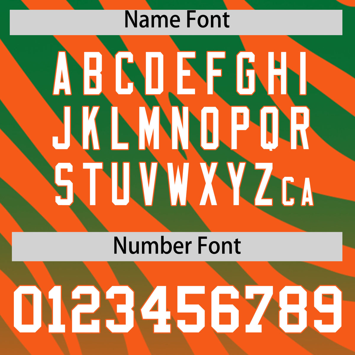 Custom Orange Kelly Green Tiger Stripe Gradient Animal Print Personalized Team Shirt Baseball Jersey