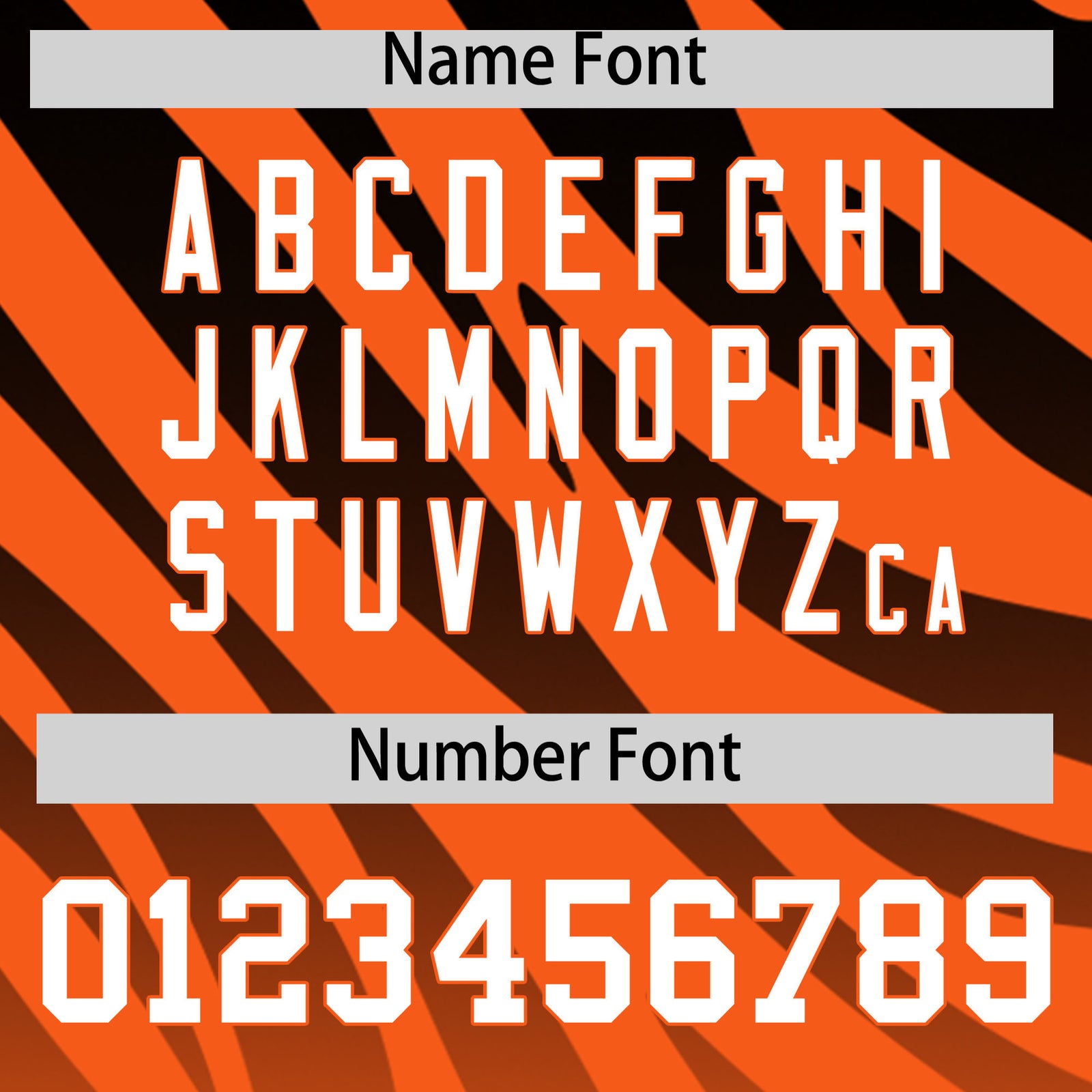 Custom Black Orange Tiger Stripe Gradient Animal Print Personalized Team Shirt Baseball Jersey