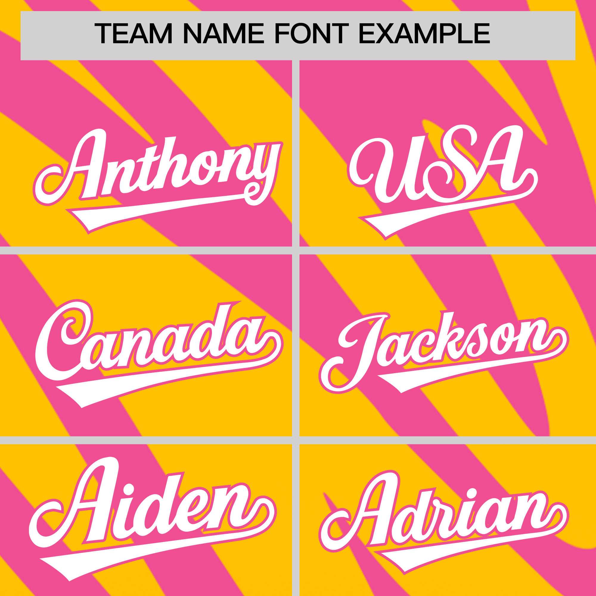 Custom Pink Gold Tiger Stripe Gradient Animal Print Personalized Team Shirt Baseball Jersey