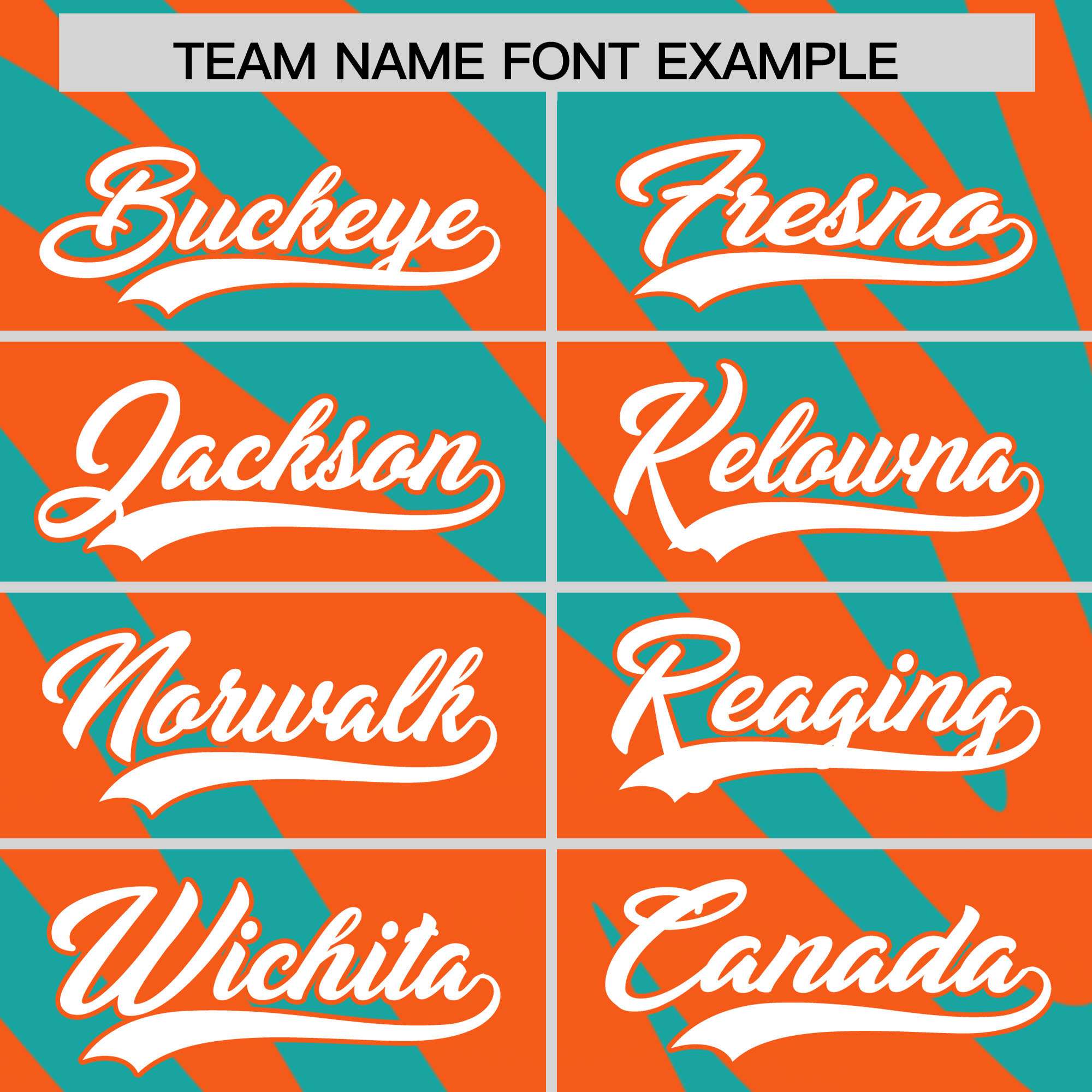 Custom Aqua Orange Tiger Stripe Gradient Animal Print Personalized Team Shirt Baseball Jersey