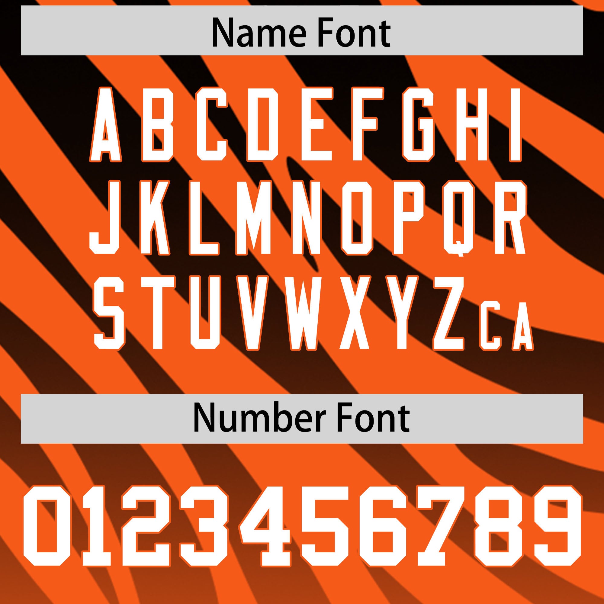 Custom Black Orange Tiger Stripe Gradient Animal Print Personalized Team Shirt Baseball Jersey