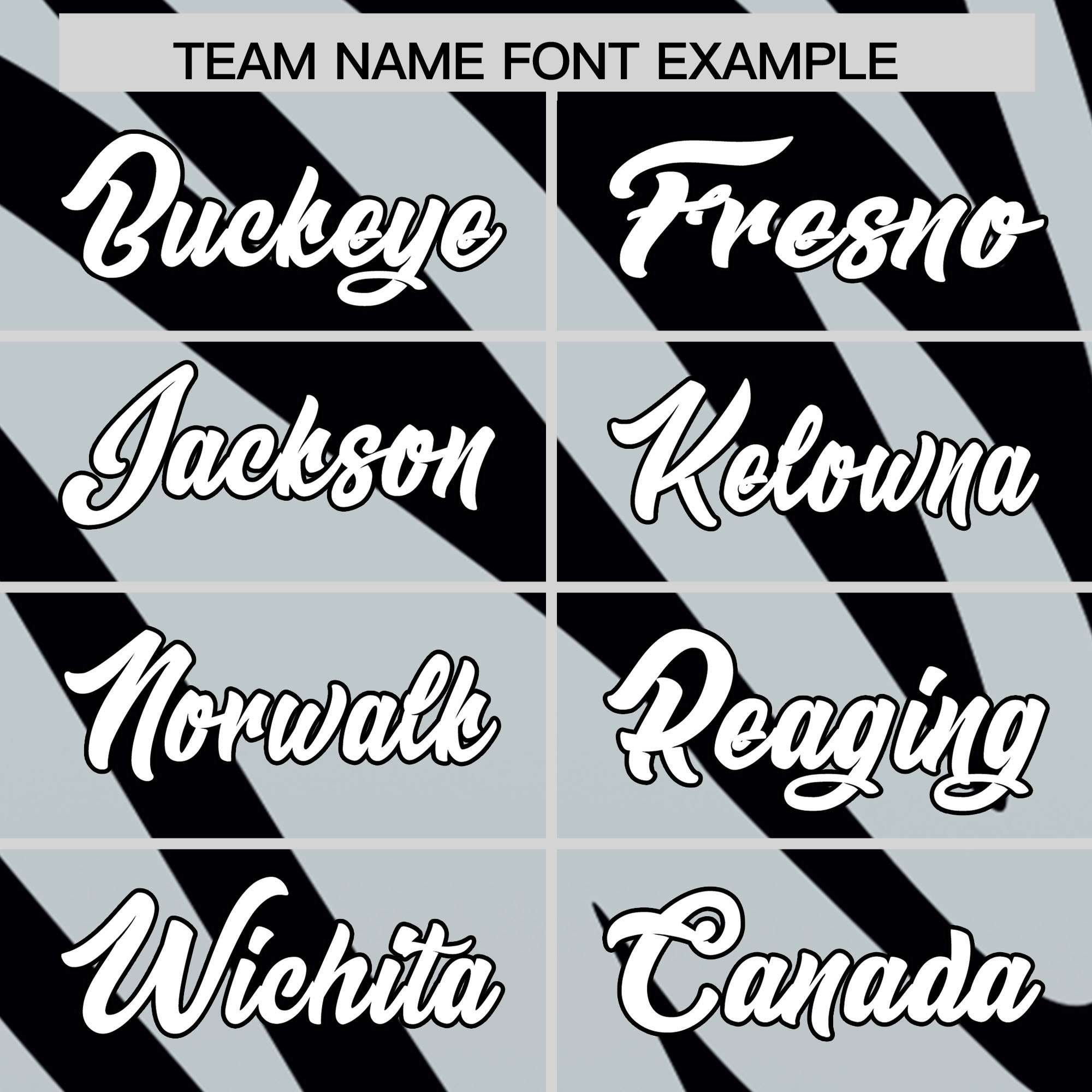 Custom Silver Black Tiger Stripe Gradient Animal Print Personalized Team Shirt Baseball Jersey