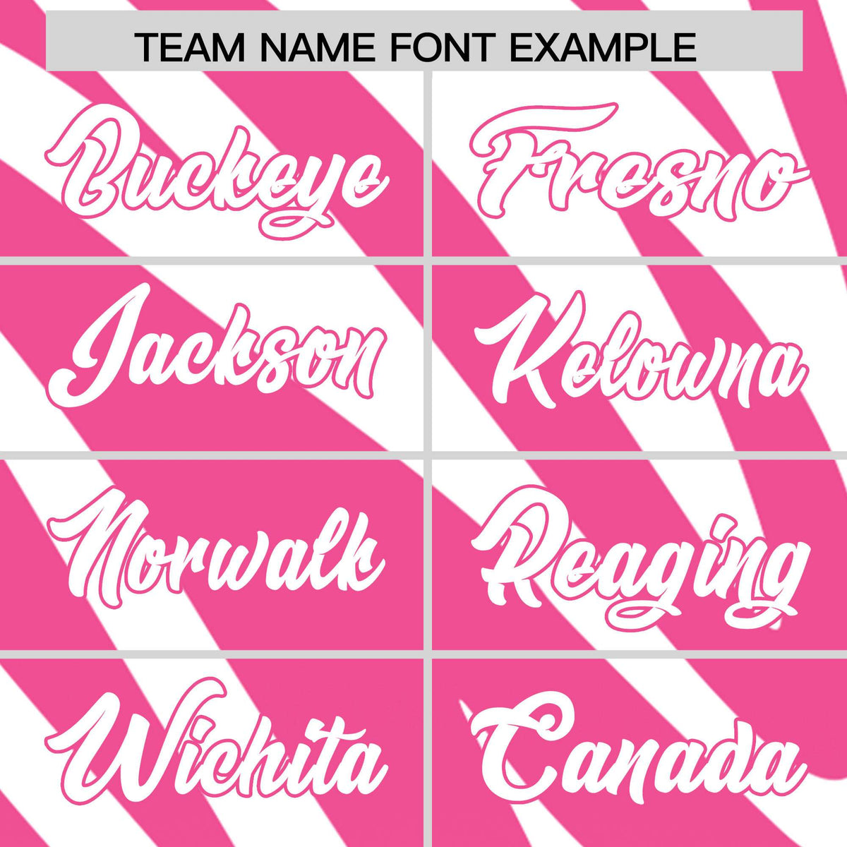 Custom Pink White Tiger Stripe Gradient Animal Print Personalized Team Shirt Baseball Jersey