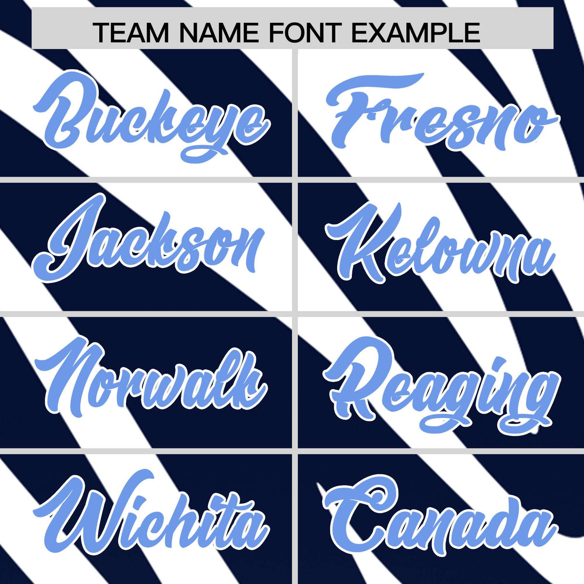 Custom Navy White Tiger Stripe Gradient Animal Print Personalized Team Shirt Baseball Jersey