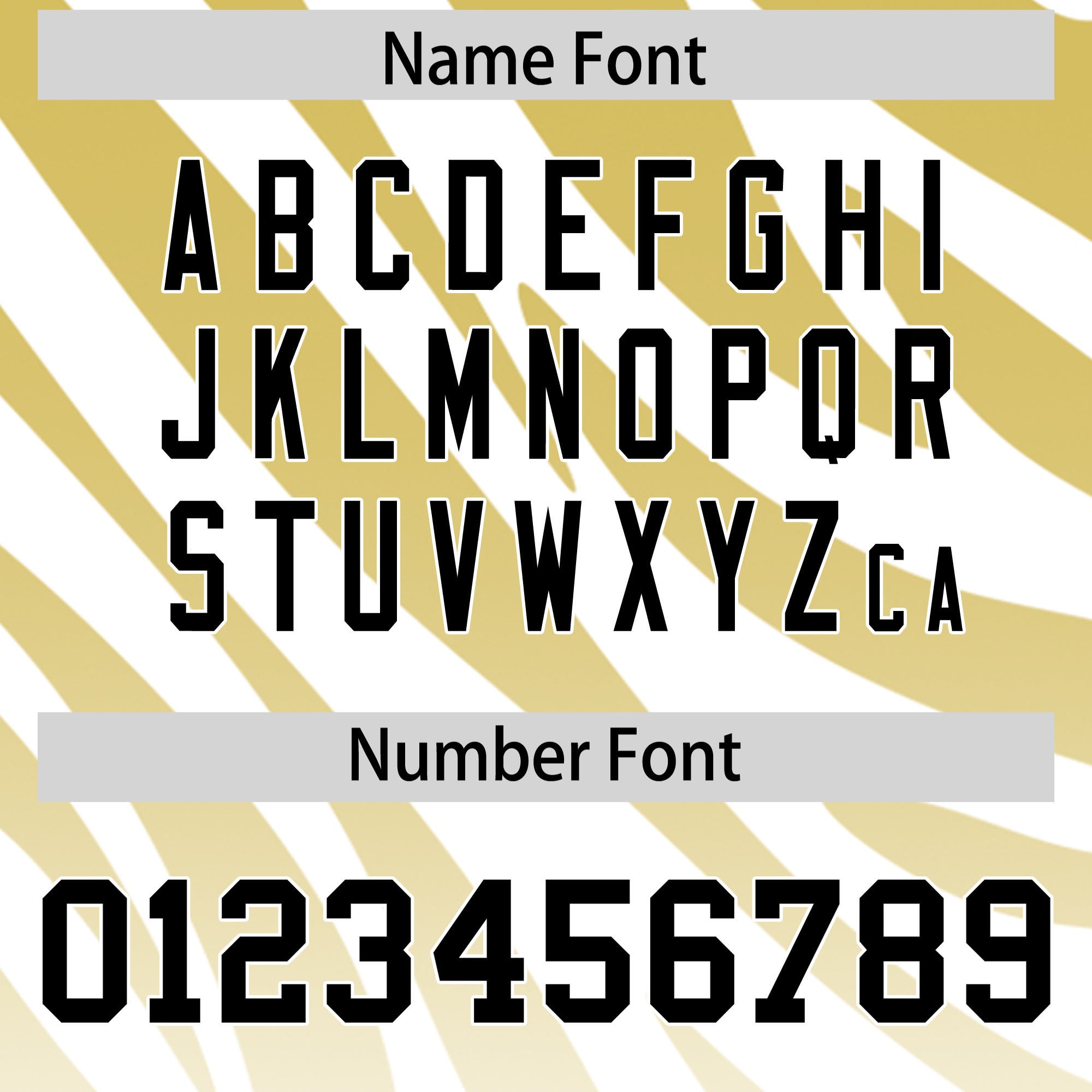 Custom Old Gold White Tiger Stripe Gradient Animal Print Personalized Team Shirt Baseball Jersey