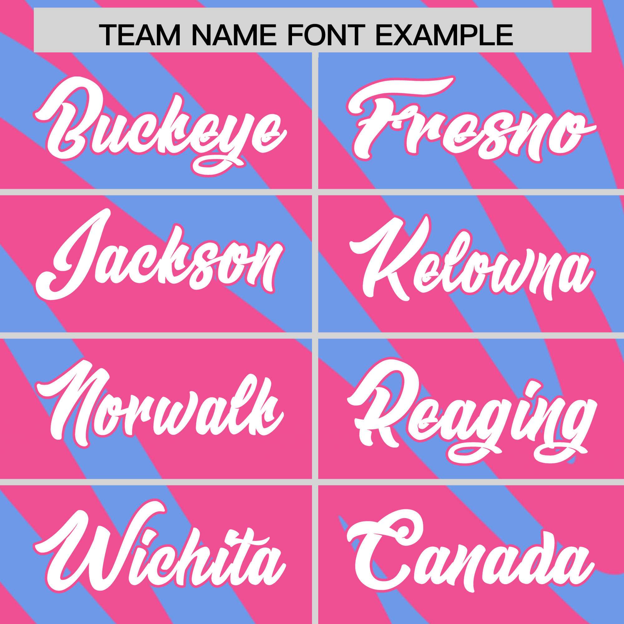 Custom Pink Light Blue Tiger Stripe Gradient Animal Print Personalized Team Shirt Baseball Jersey