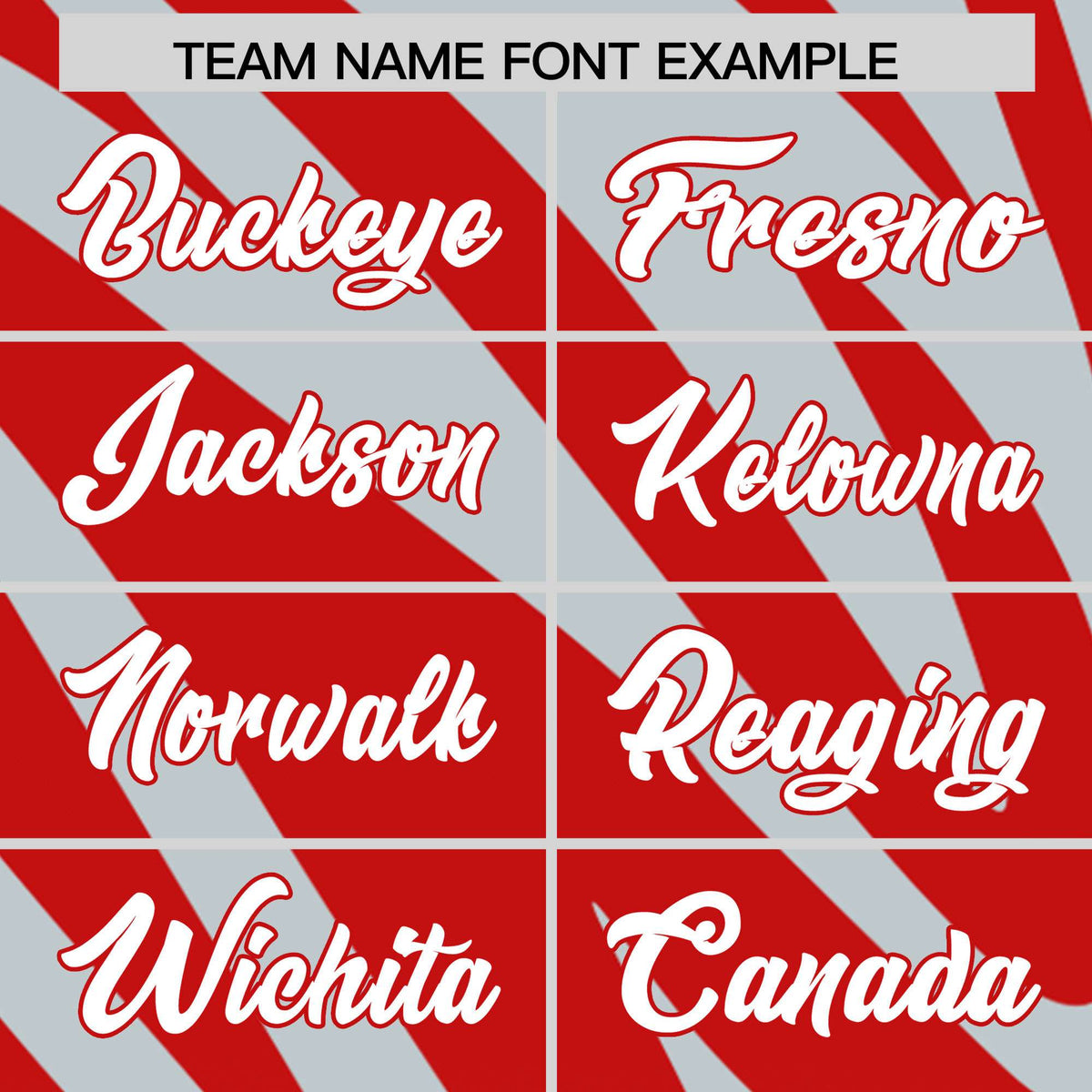 Custom Red Silver Tiger Stripe Gradient Animal Print Personalized Team Shirt Baseball Jersey