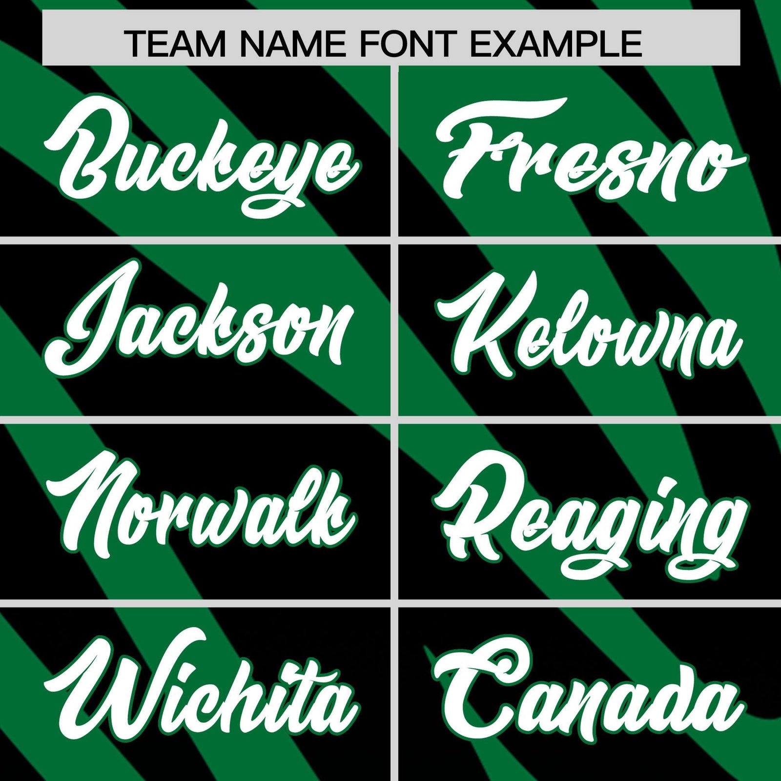 Custom Kelly Green Black Tiger Stripe Gradient Animal Print Personalized Team Shirt Baseball Jersey