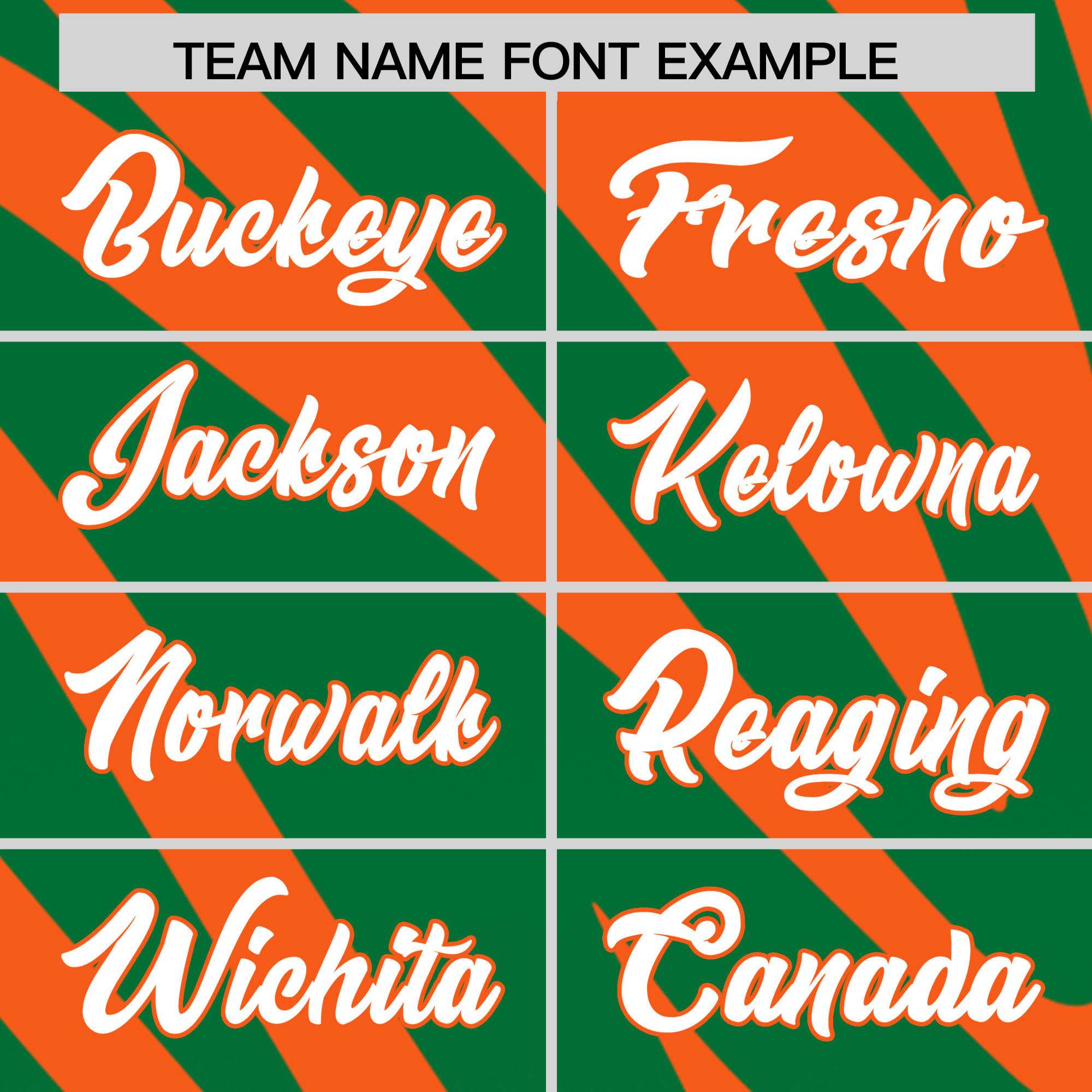 Custom Orange Kelly Green Tiger Stripe Gradient Animal Print Personalized Team Shirt Baseball Jersey