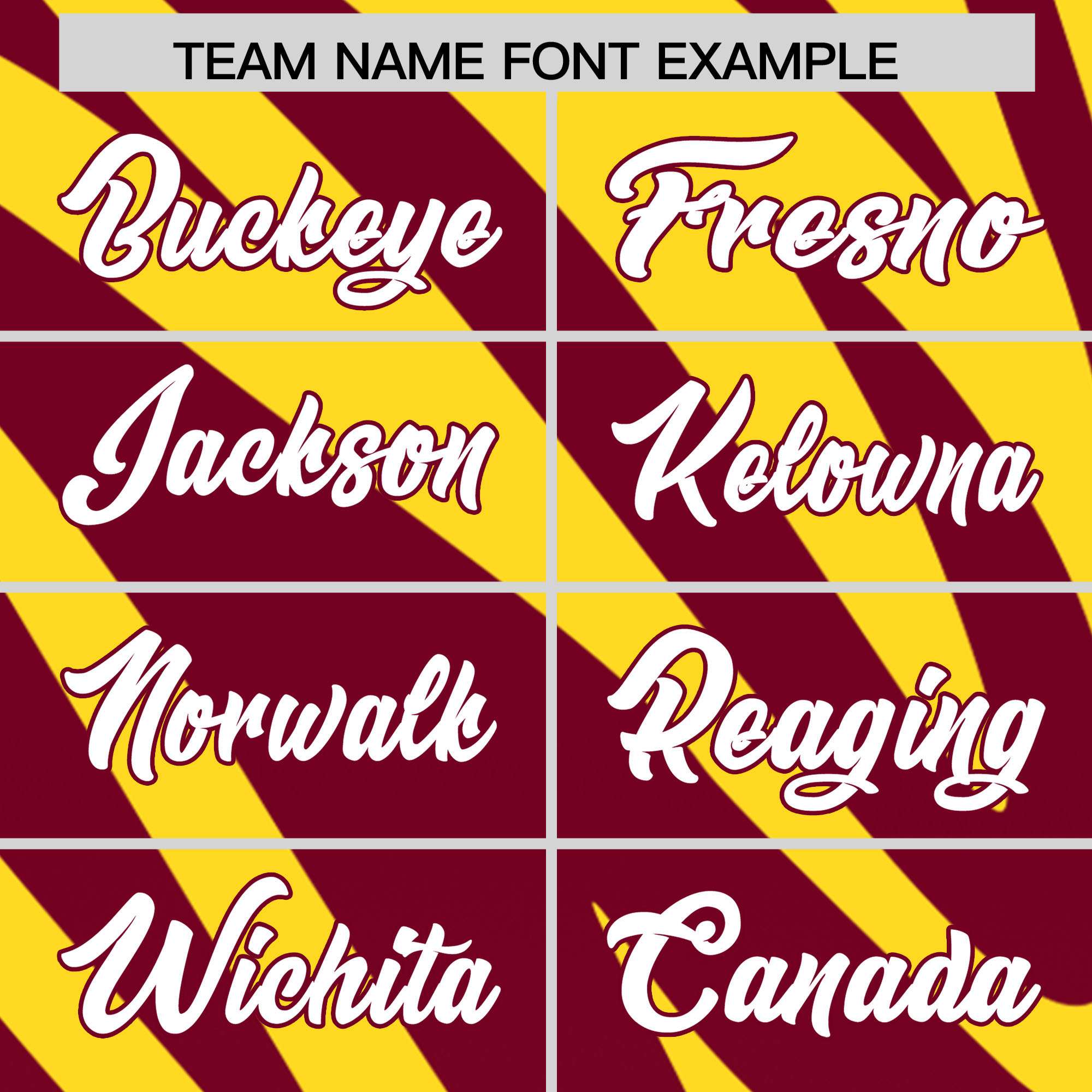 Custom Gold Crimson Tiger Stripe Gradient Animal Print Personalized Team Shirt Baseball Jersey