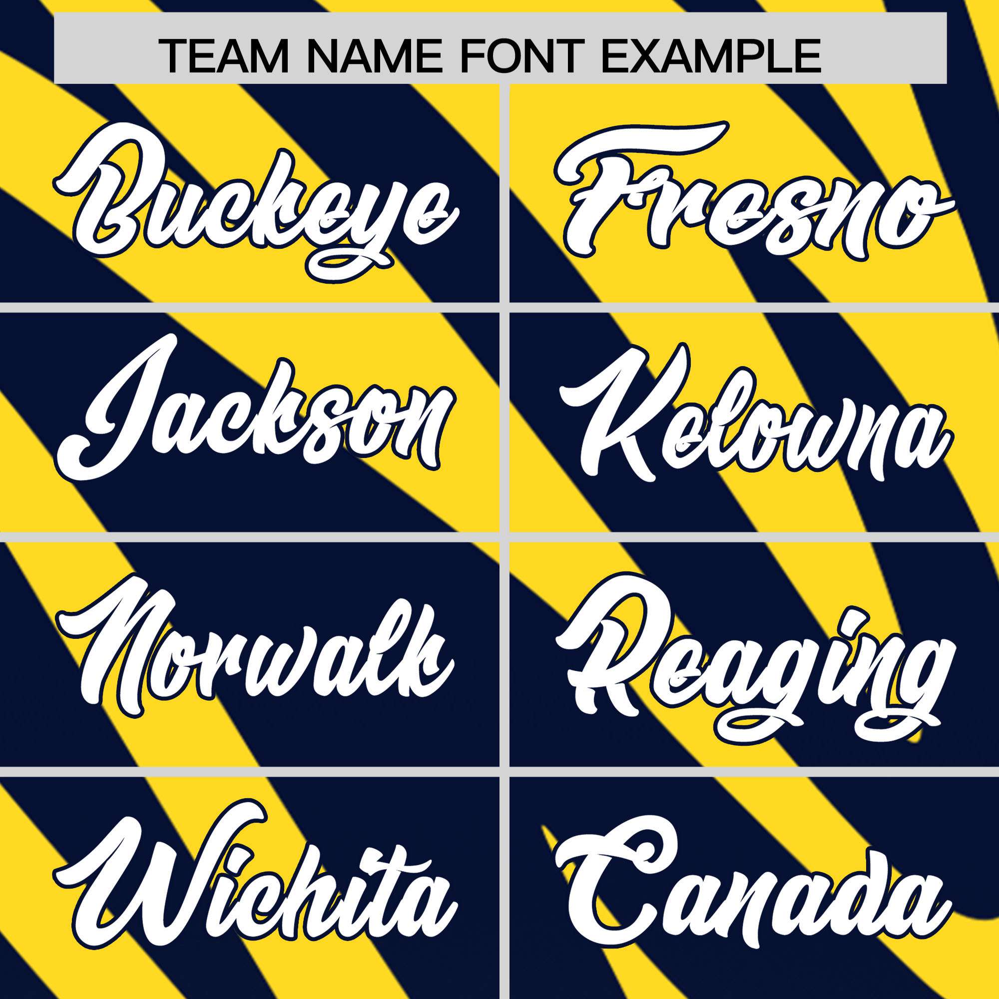 Custom Gold Navy Tiger Stripe Gradient Animal Print Personalized Team Shirt Baseball Jersey