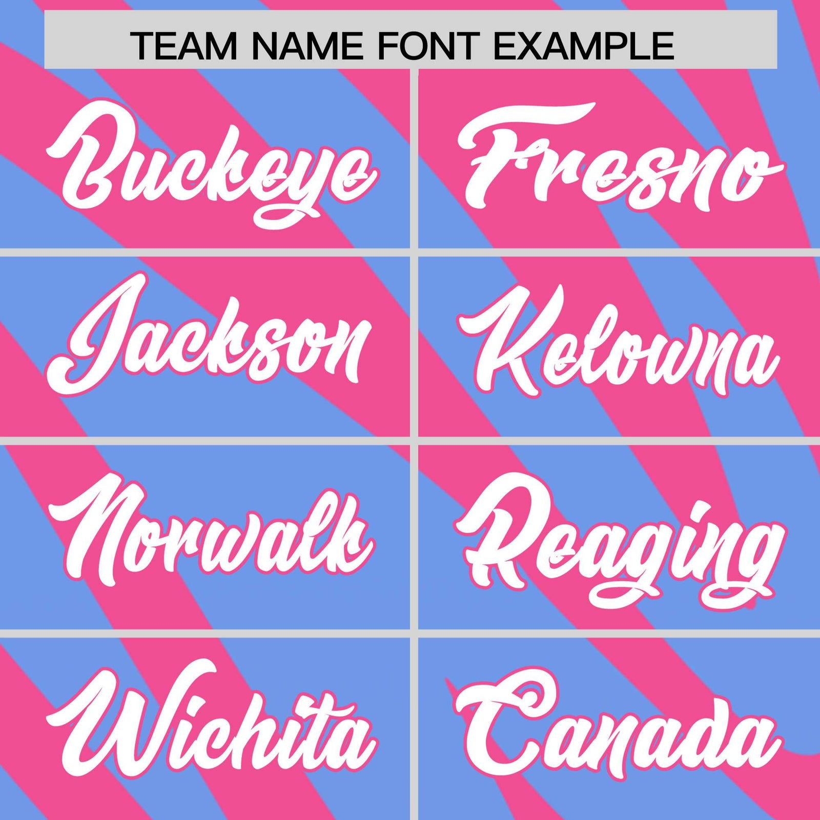 Custom Pink Light Blue Tiger Stripe Gradient Animal Print Personalized Team Shirt Baseball Jersey