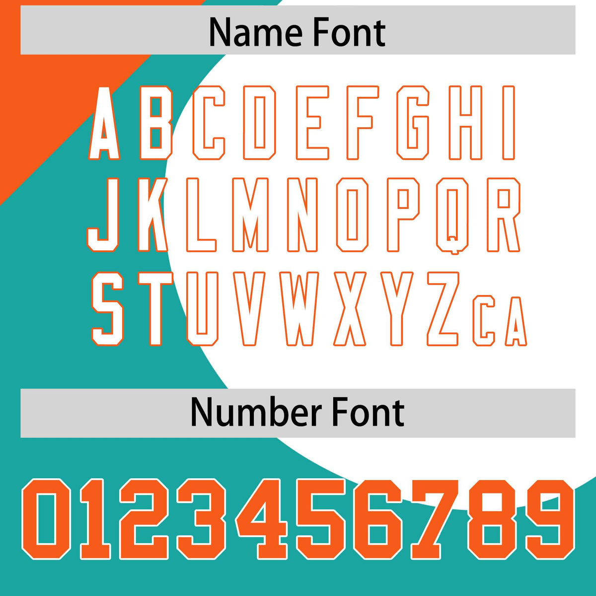 Custom Aqua Orange-White Color Block Personalized Half Heart Pattern Authentic Baseball Jersey