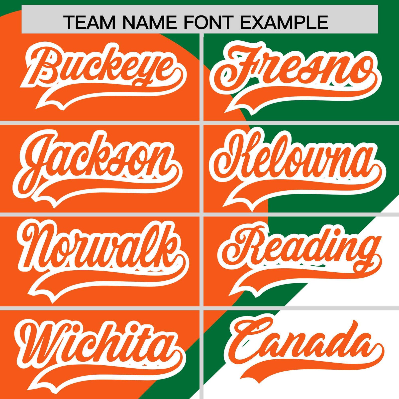 Custom Kelly Green Orange-White Color Block Personalized Half Heart Pattern Authentic Baseball Jersey